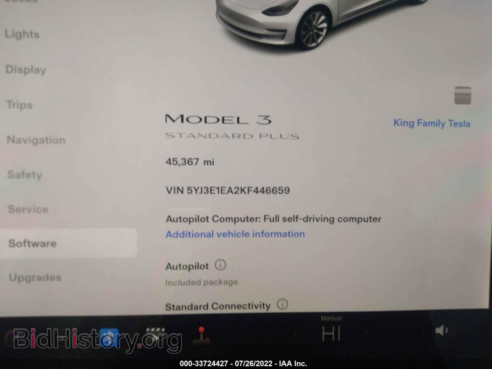 2019 TESLA MODEL 3 - VIN: 5YJ3E1EA2KF446659 - Photo 7