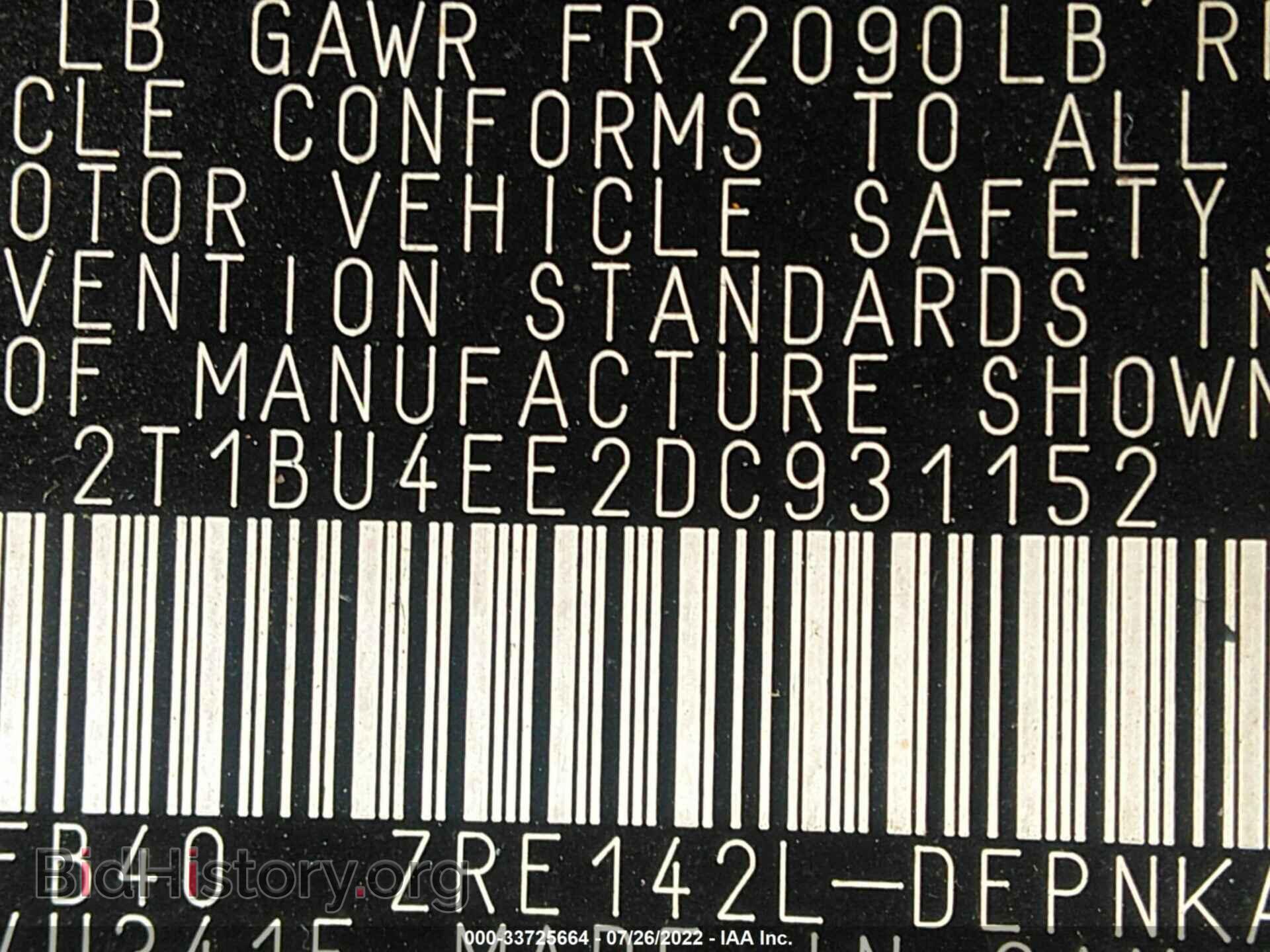 2013 TOYOTA COROLLA - VIN: 2T1BU4EE2DC931152 - Photo 9