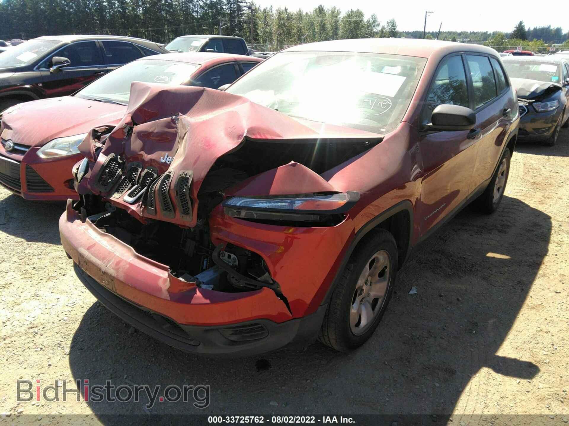 2015 JEEP CHEROKEE - VIN: 1C4PJLAB9FW548162 - Фото 2