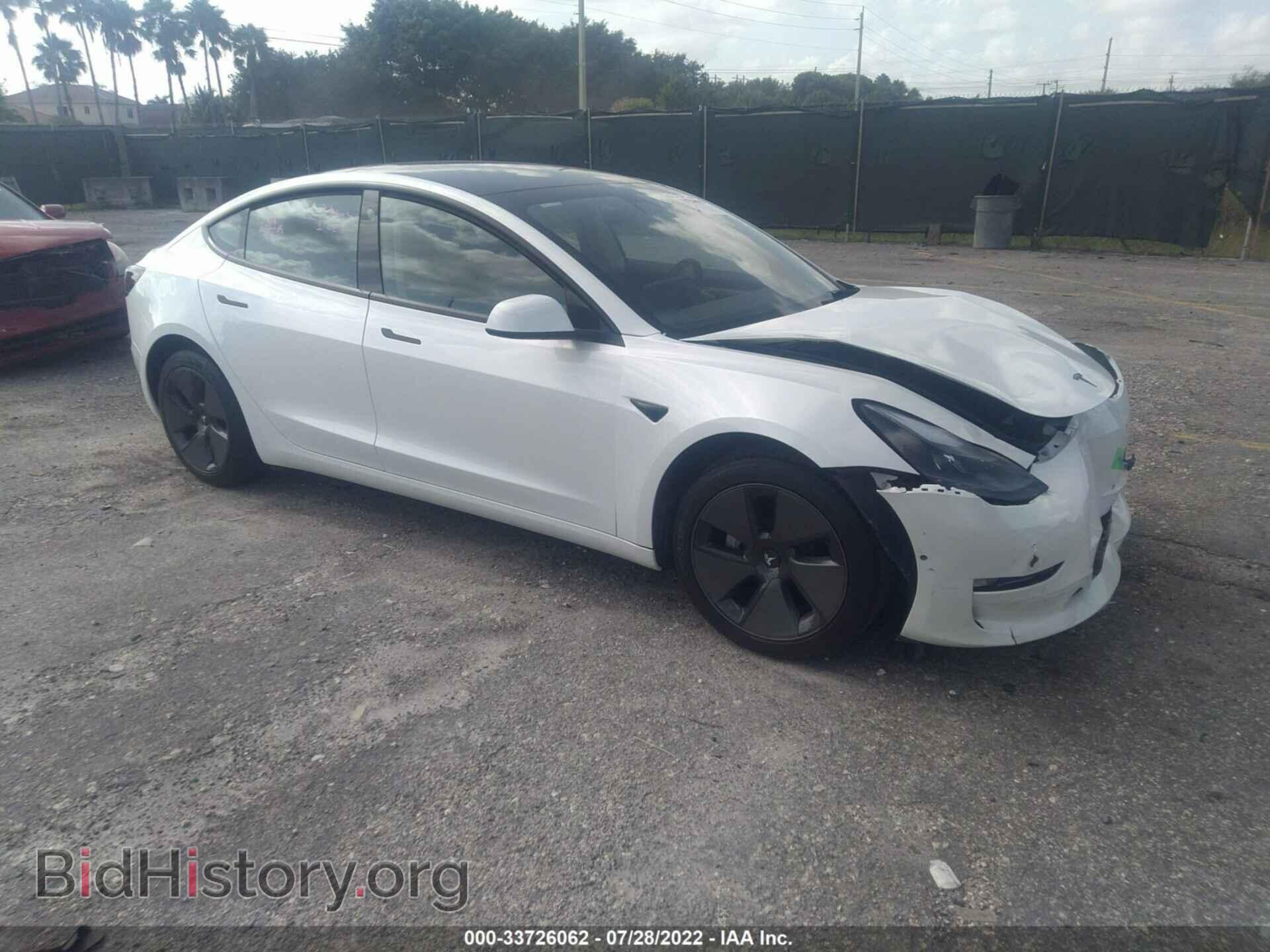 Photo 5YJ3E1EA5MF987028 - TESLA MODEL 3 2021