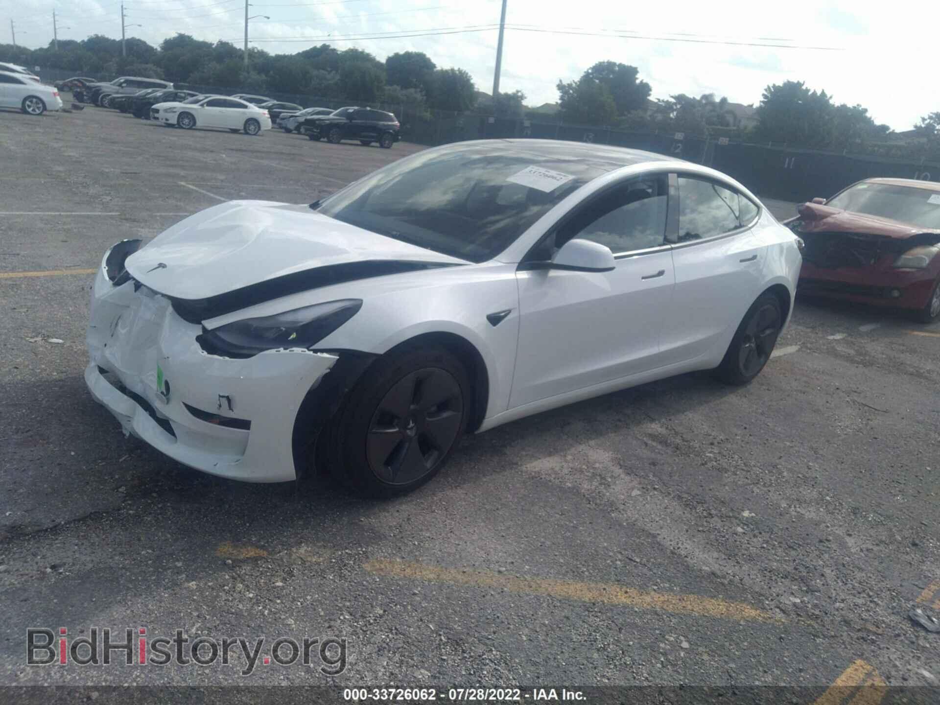 2021 TESLA MODEL 3 - VIN: 5YJ3E1EA5MF987028 - Photo 2