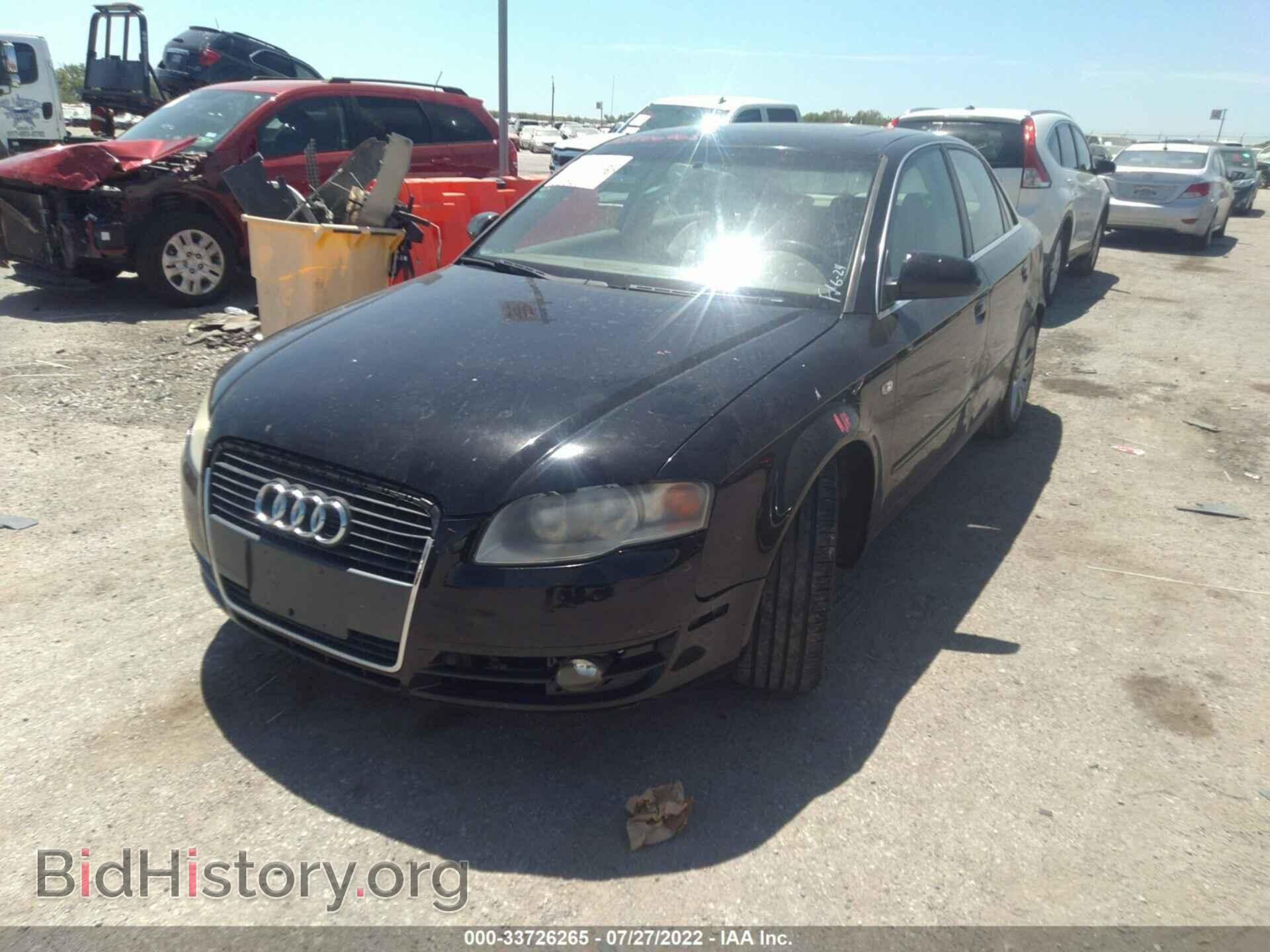 2007 AUDI A4 - VIN: WAUAF78E07A117199 - Фото 2
