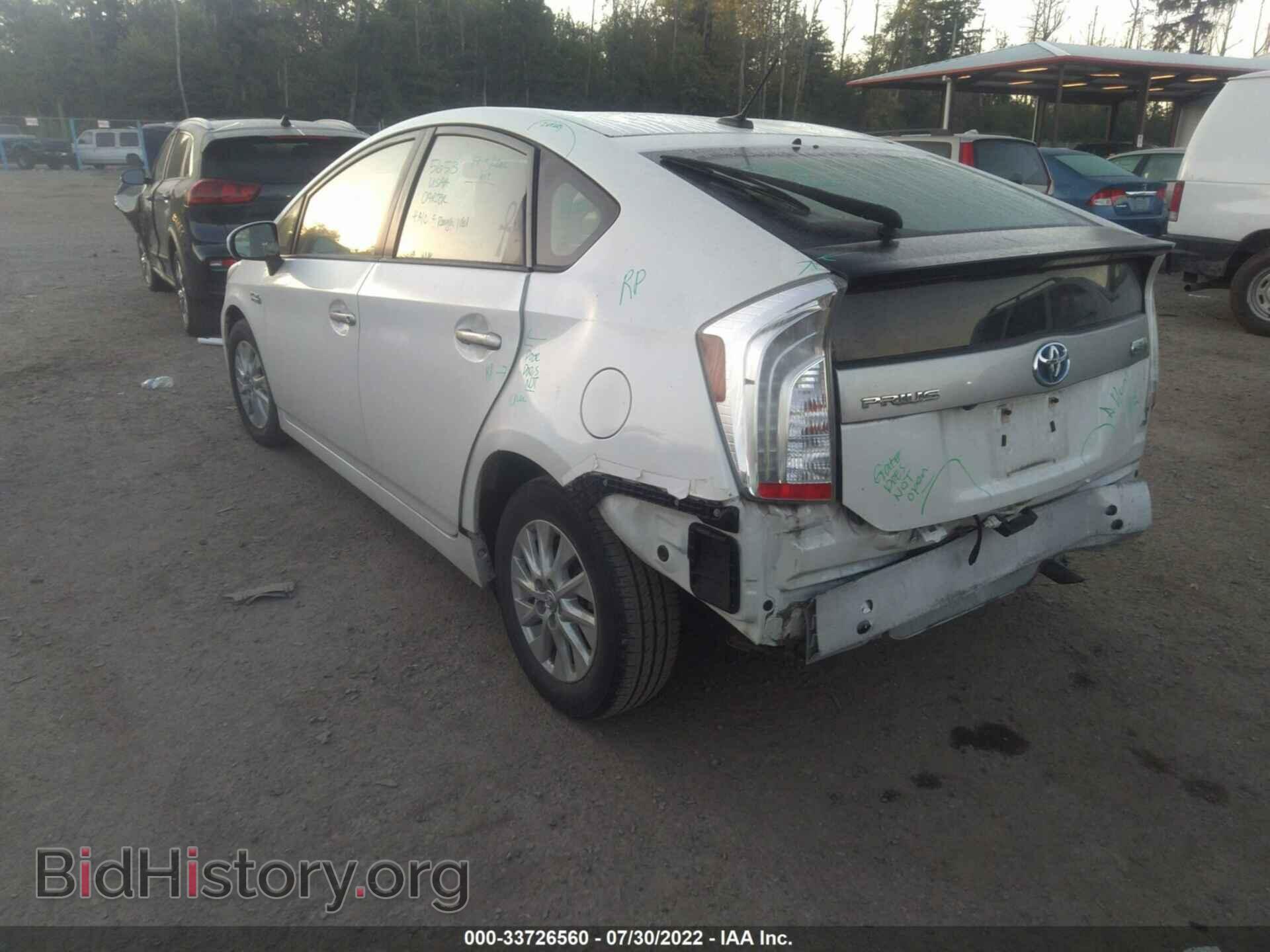 2013 TOYOTA PRIUS PLUG-IN - VIN: JTDKN3DP5D3038539 - Фото 3