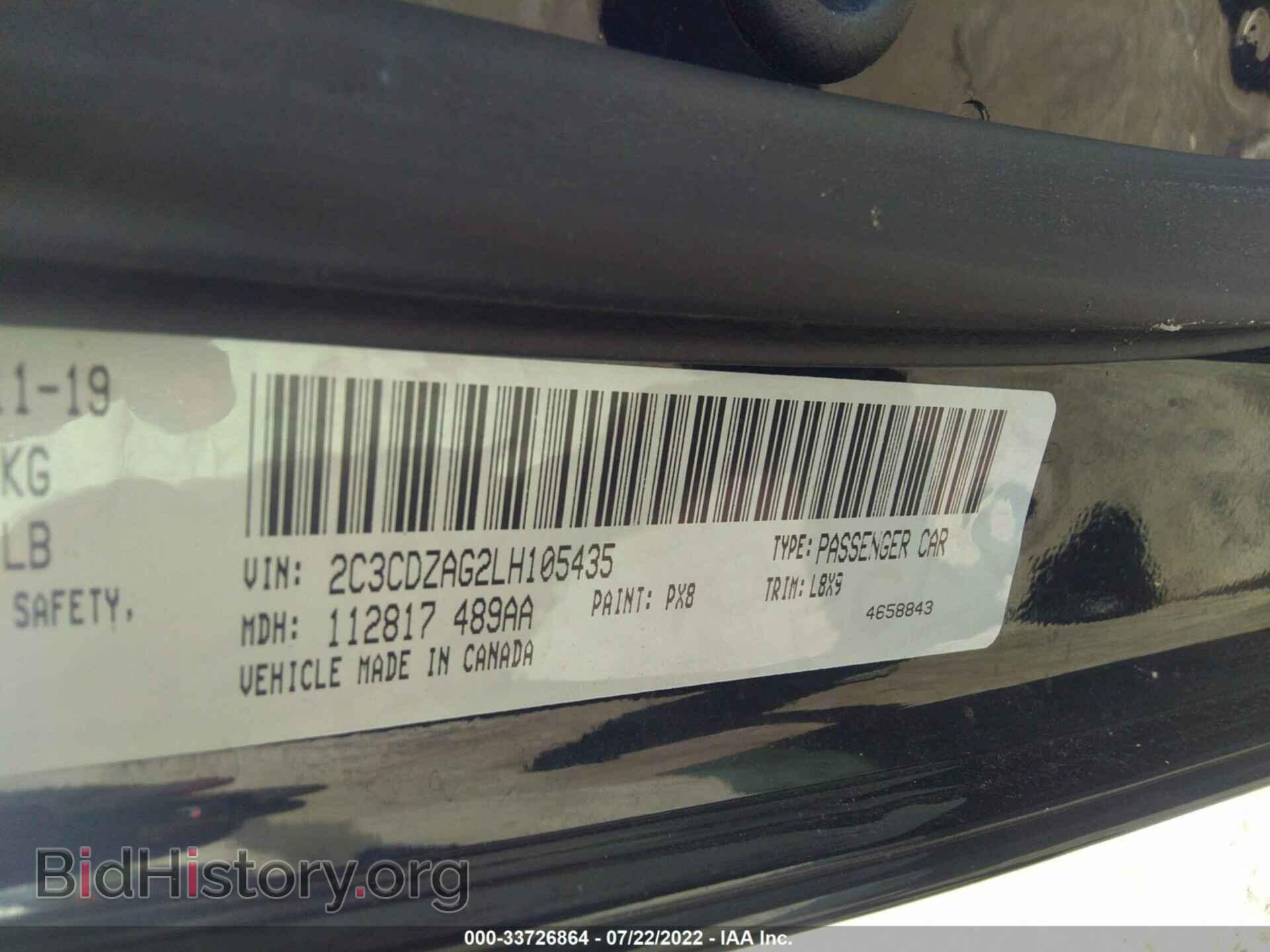 2020 DODGE CHALLENGER - VIN: 2C3CDZAG2LH105435 - Photo 9
