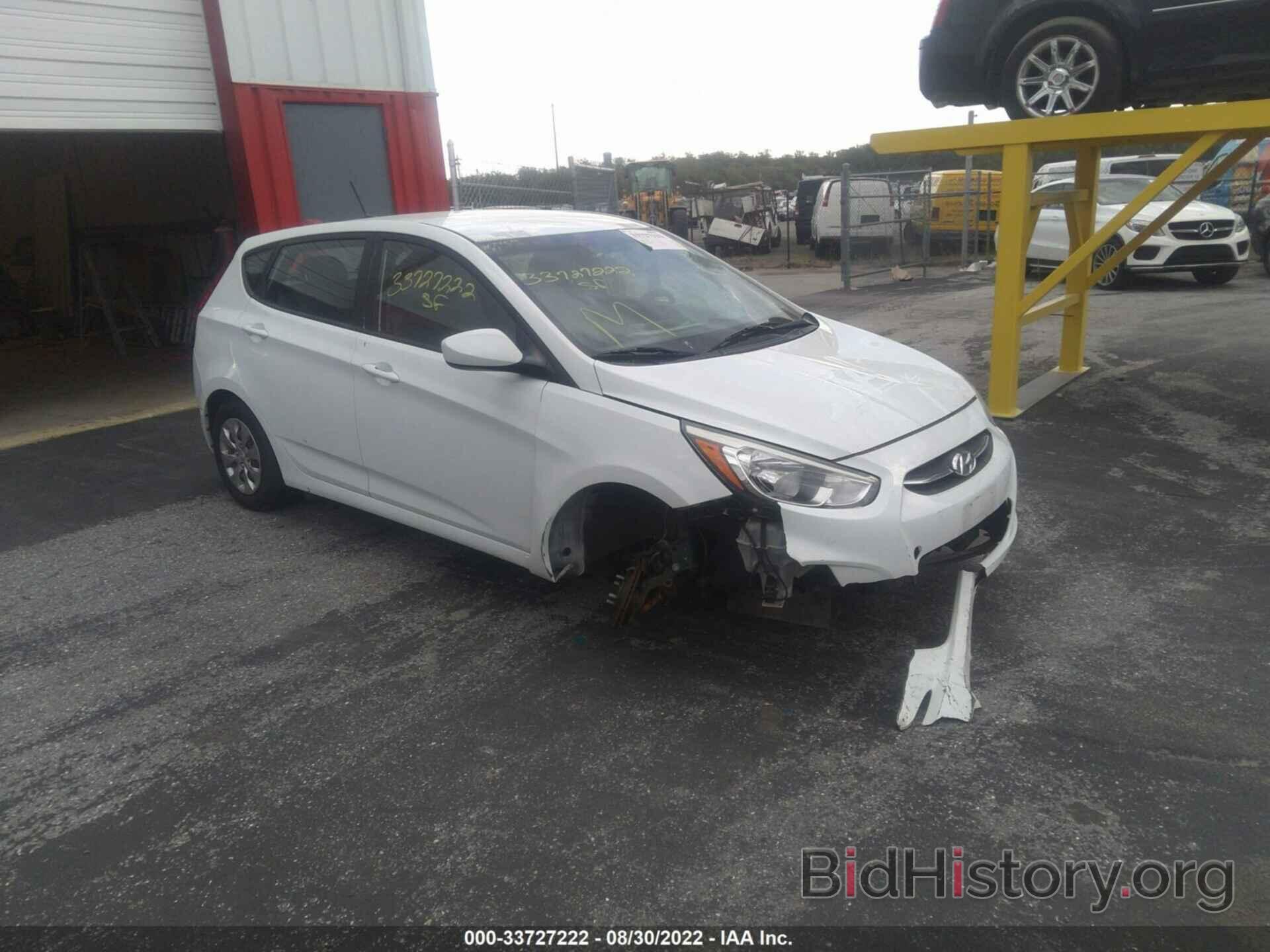 Photo KMHCT5AE2GU239401 - HYUNDAI ACCENT 2016