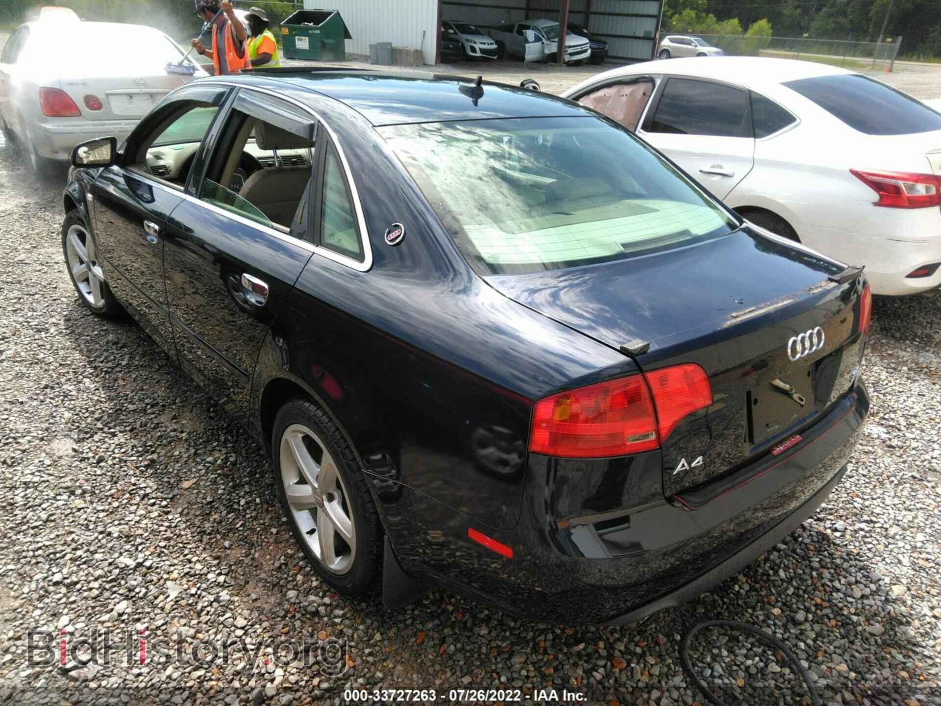 2007 AUDI A4 - VIN: WAUDH78E67A113343 - Фото 3