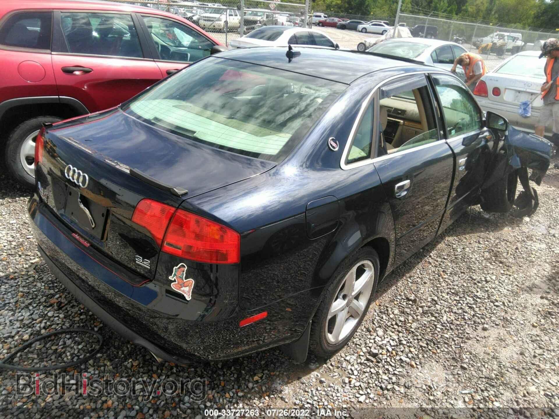 2007 AUDI A4 - VIN: WAUDH78E67A113343 - Фото 4