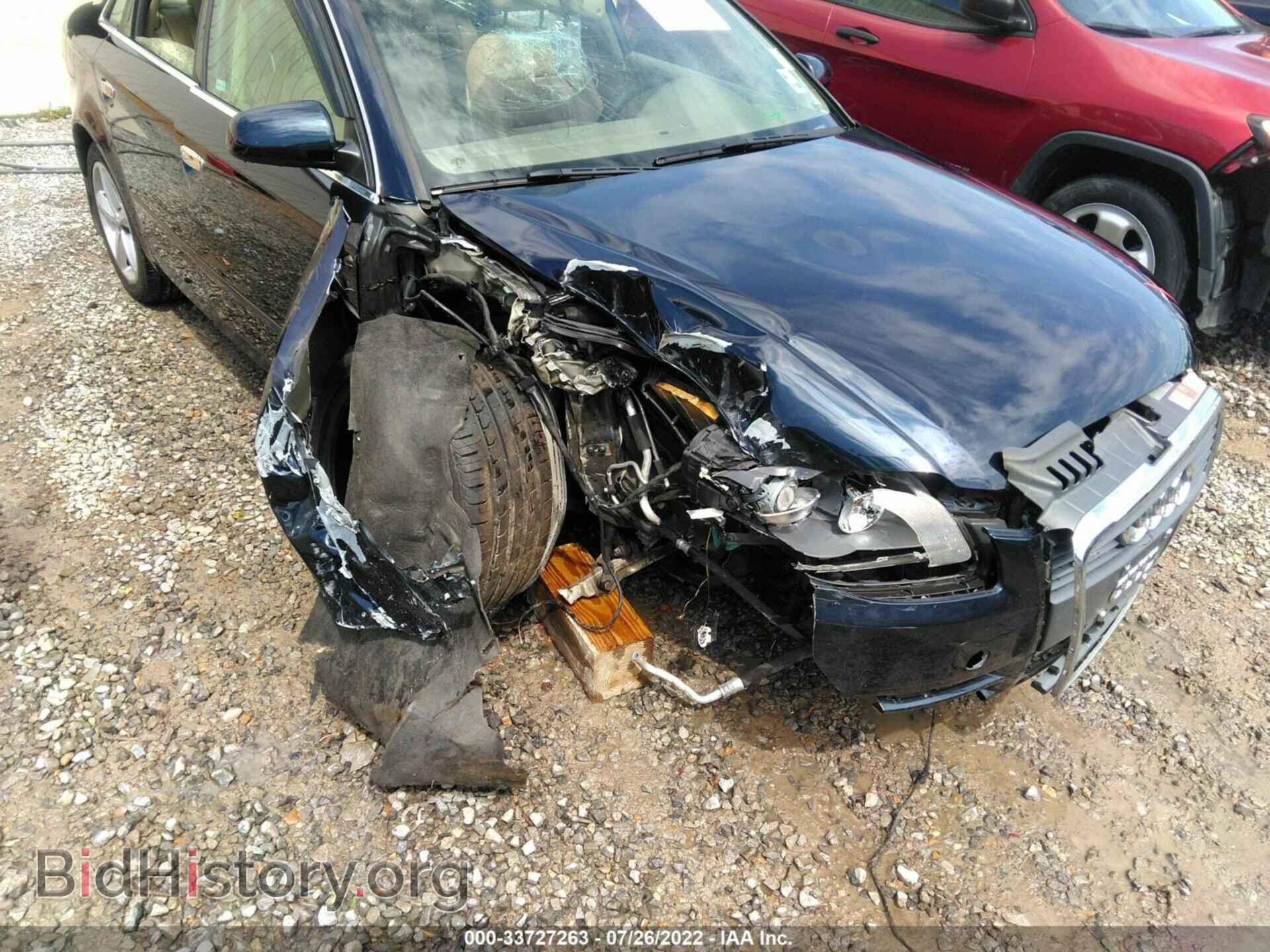 2007 AUDI A4 - VIN: WAUDH78E67A113343 - Фото 6