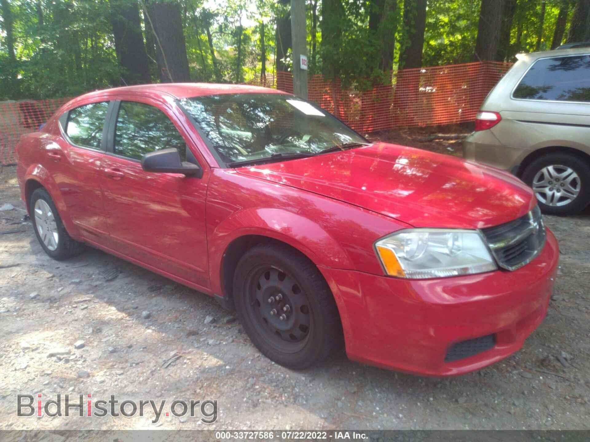 Photo 1C3CDZAG2CN309580 - DODGE AVENGER 2012