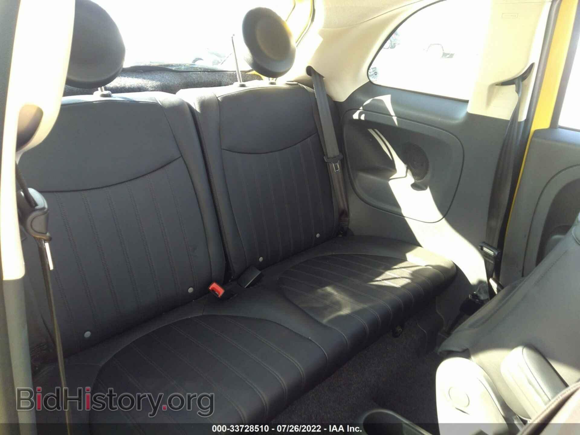 2012 FIAT 500 - VIN: 3C3CFFCR4CT199123 - Фото 8