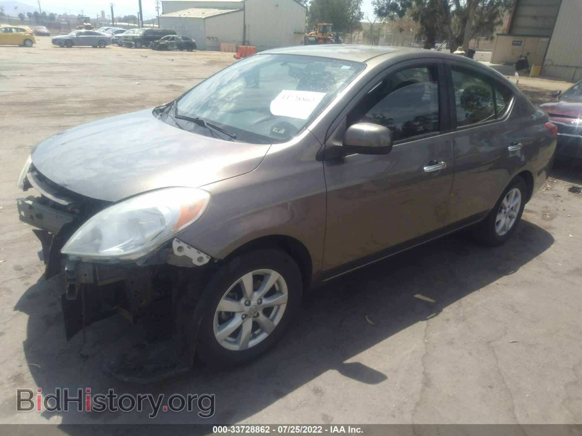2012 NISSAN VERSA - VIN: 3N1CN7AP1CL827423 - Фото 2