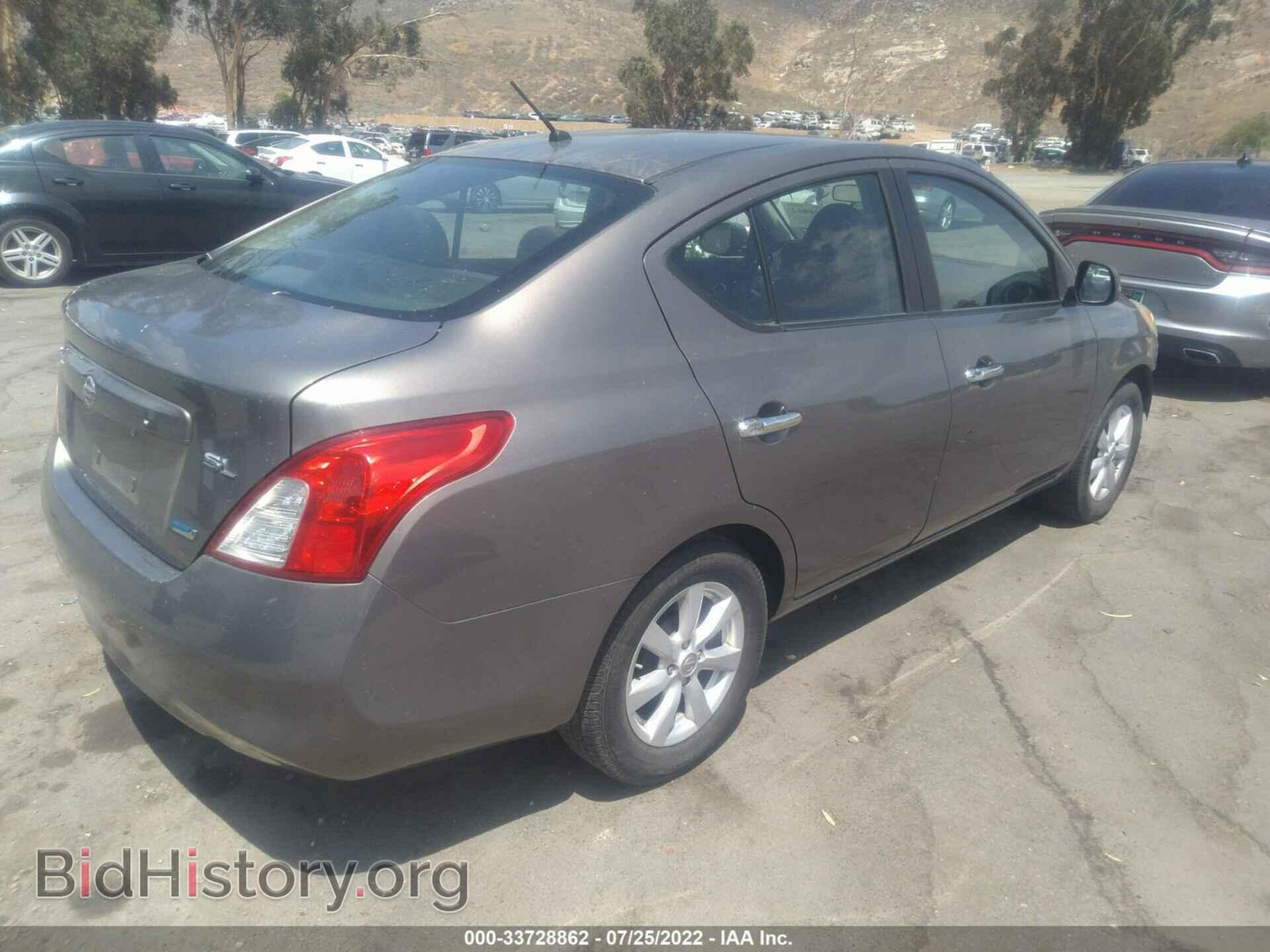 2012 NISSAN VERSA - VIN: 3N1CN7AP1CL827423 - Фото 4