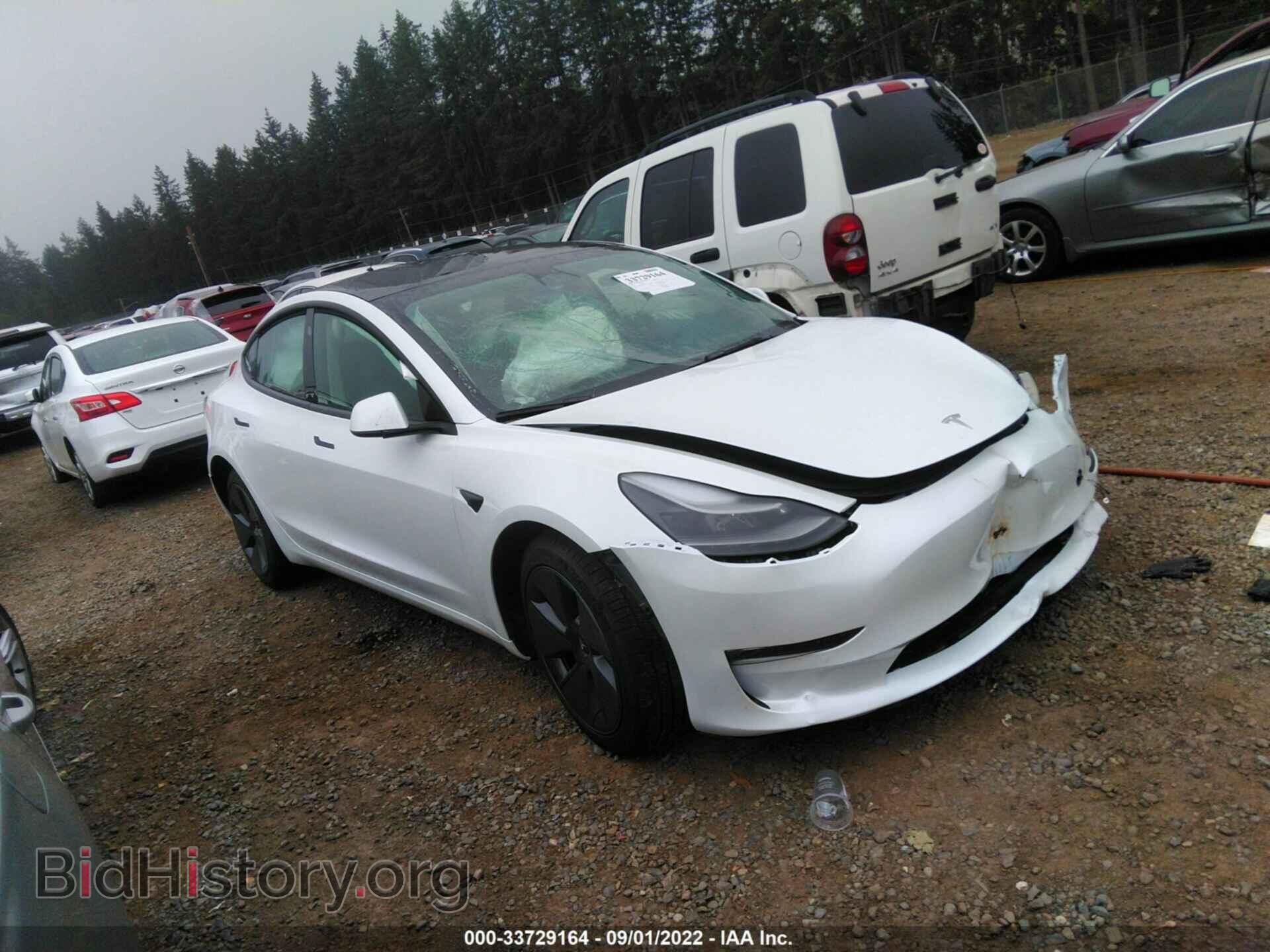 Photo 5YJ3E1EB9NF267550 - TESLA MODEL 3 2022
