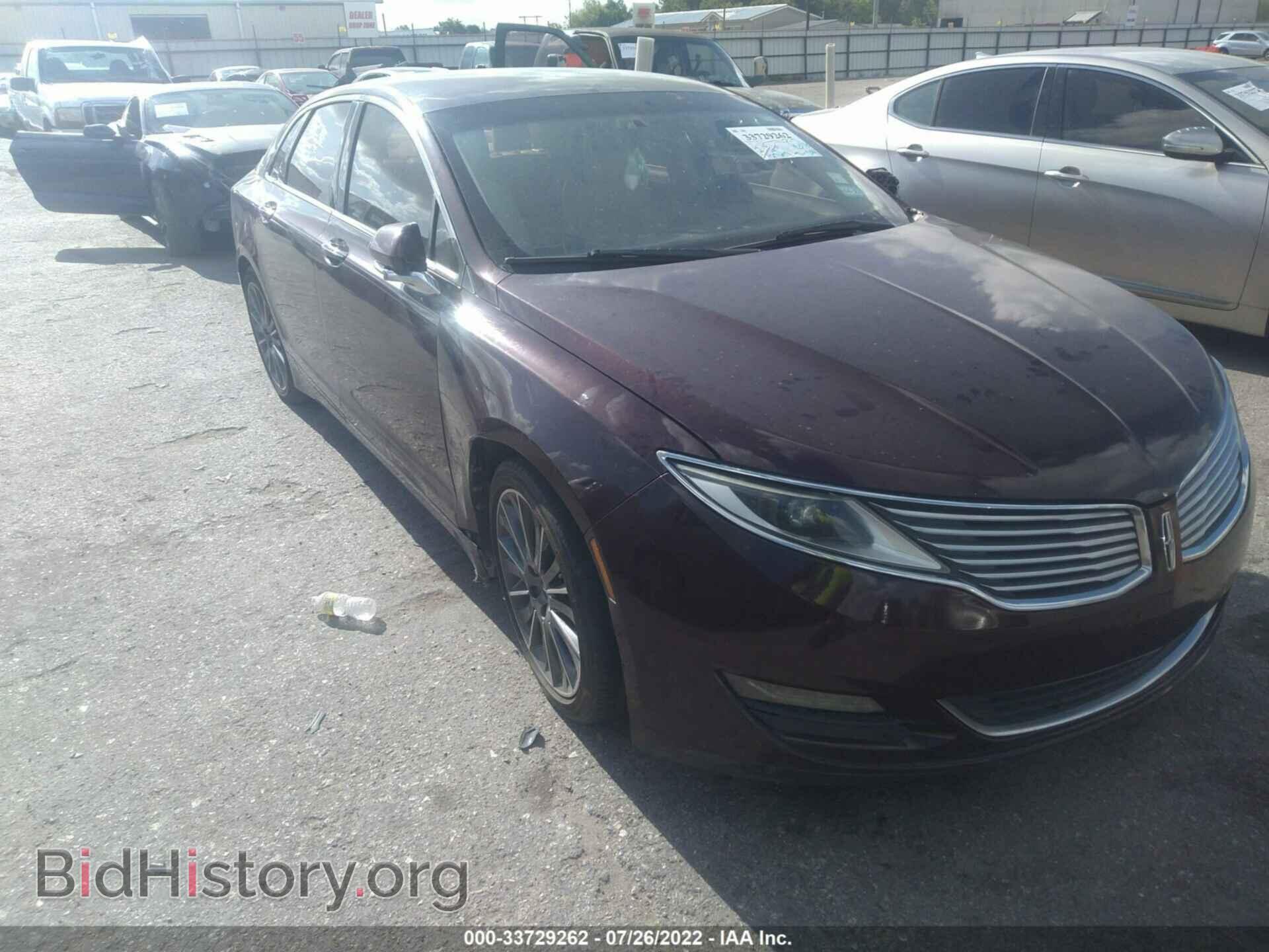 Фотография 3LN6L2GK7DR812109 - LINCOLN MKZ 2013