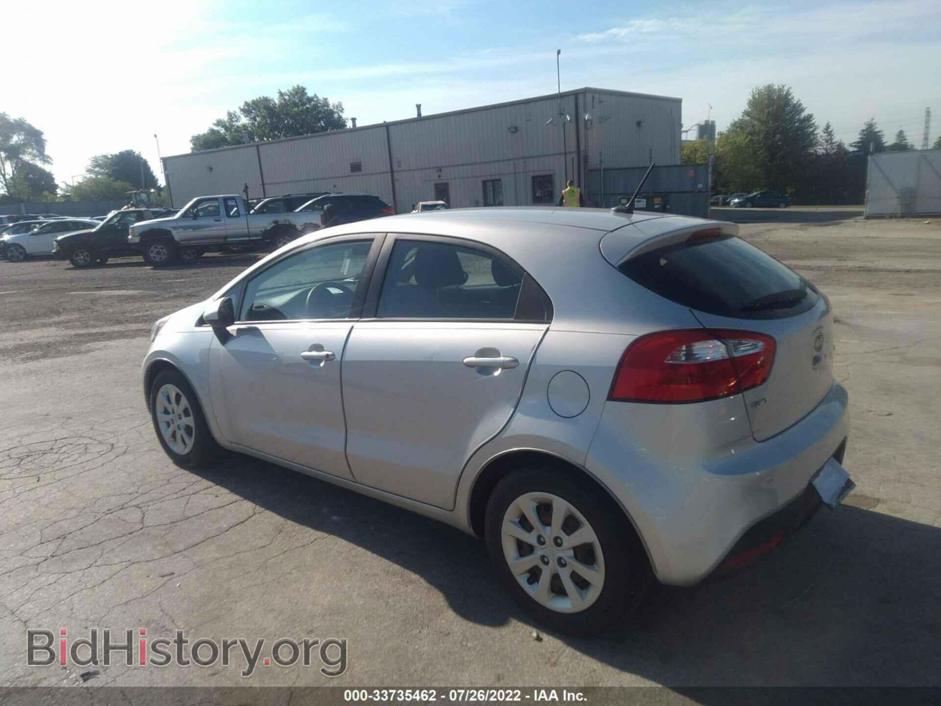 2012 KIA RIO - VIN: KNADM5A37C6050937 - Фото 3