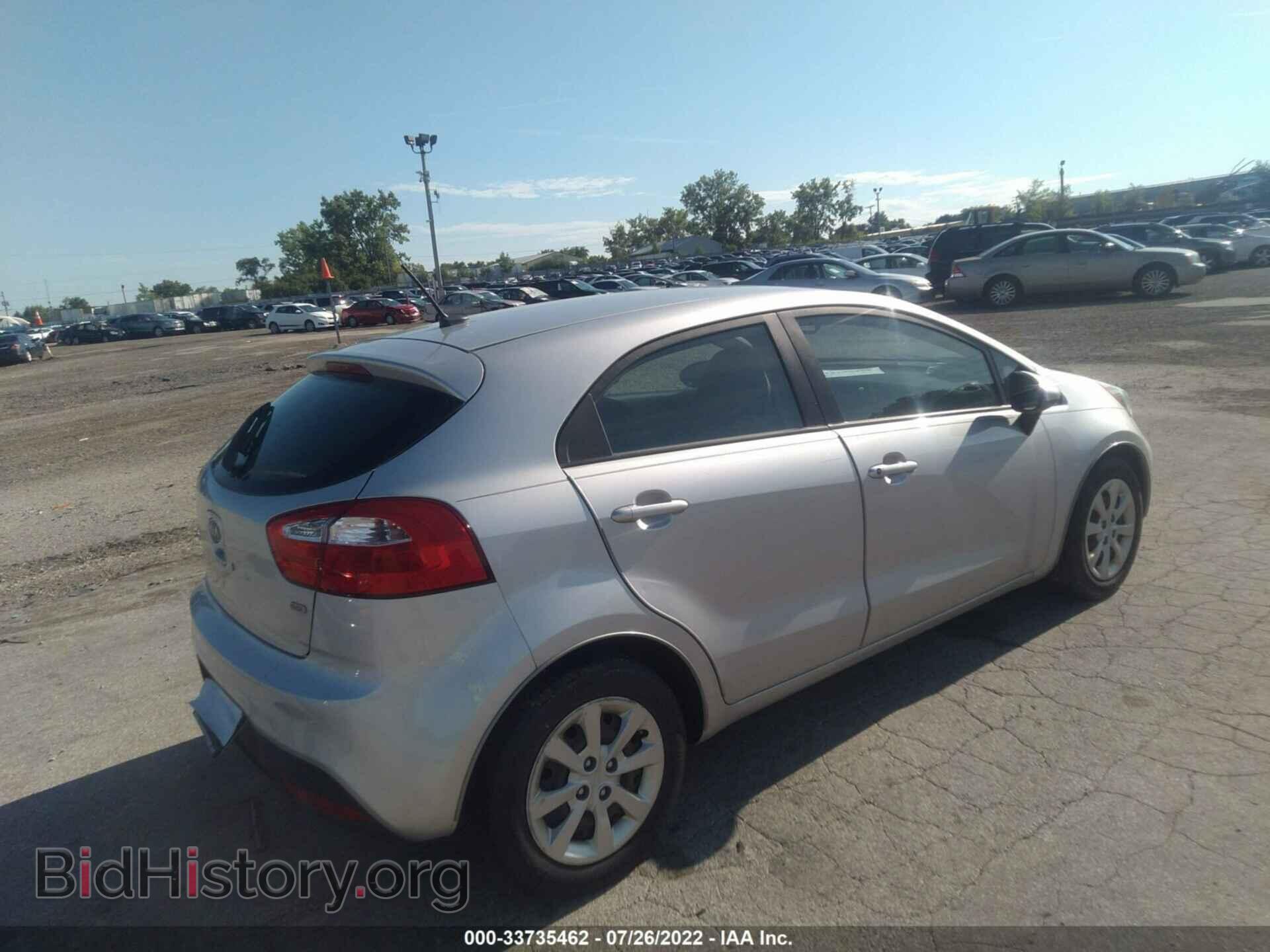 2012 KIA RIO - VIN: KNADM5A37C6050937 - Фото 4