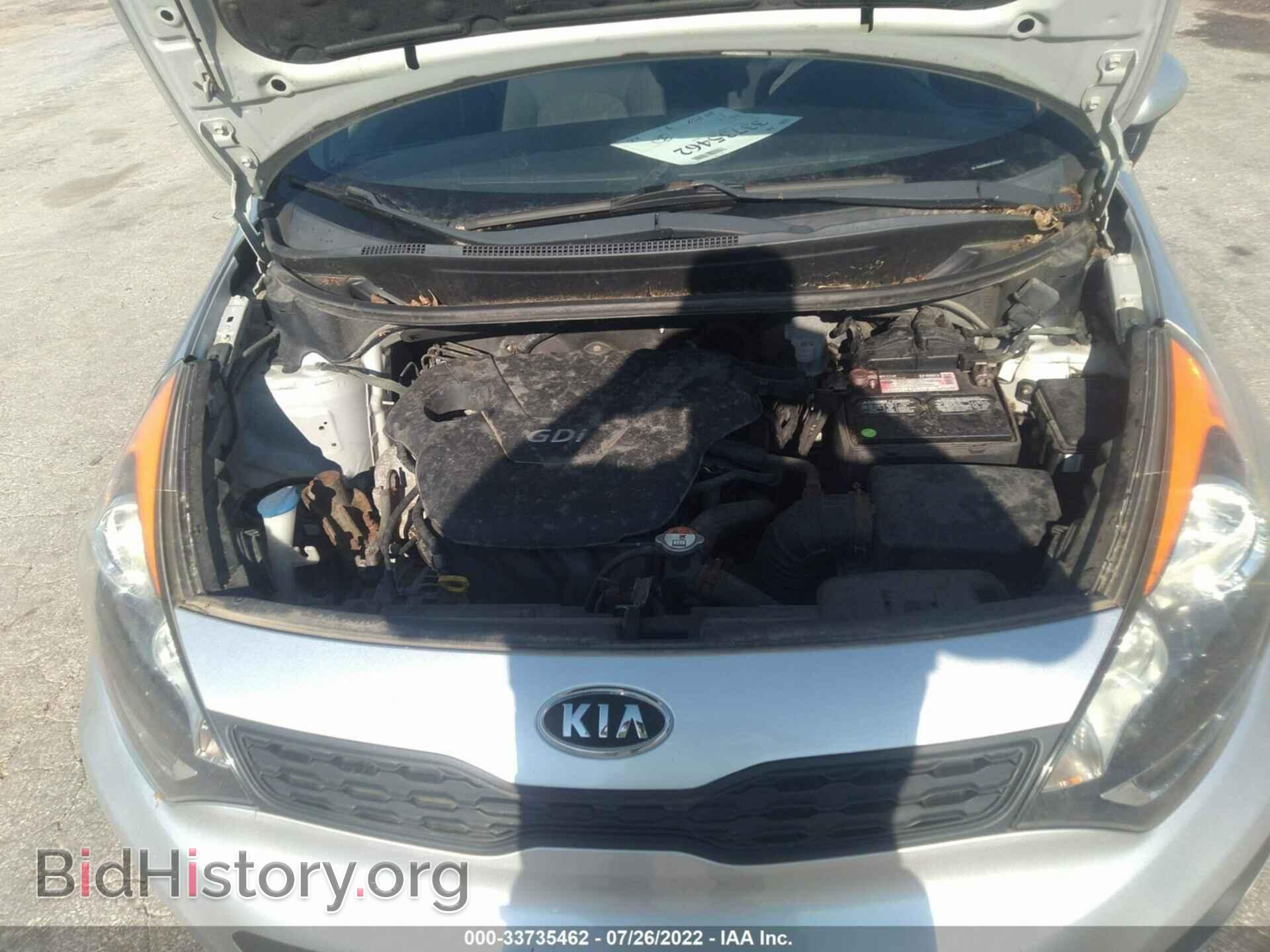 2012 KIA RIO - VIN: KNADM5A37C6050937 - Фото 10