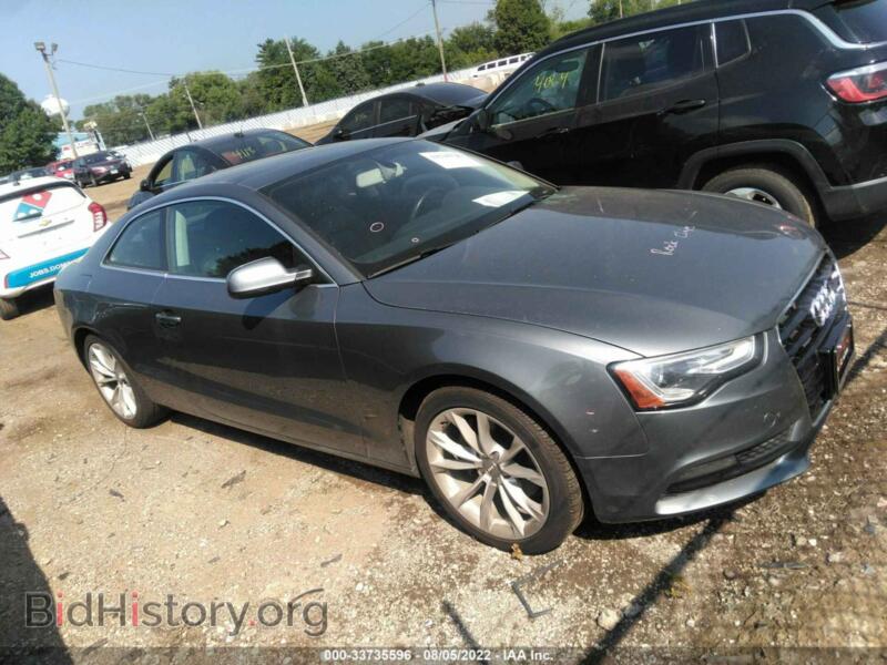 2014 Audi A5 Premium (VIN WAUCFAFR5EA001005) — photo 1 of 11, IAAI, damage: left rear