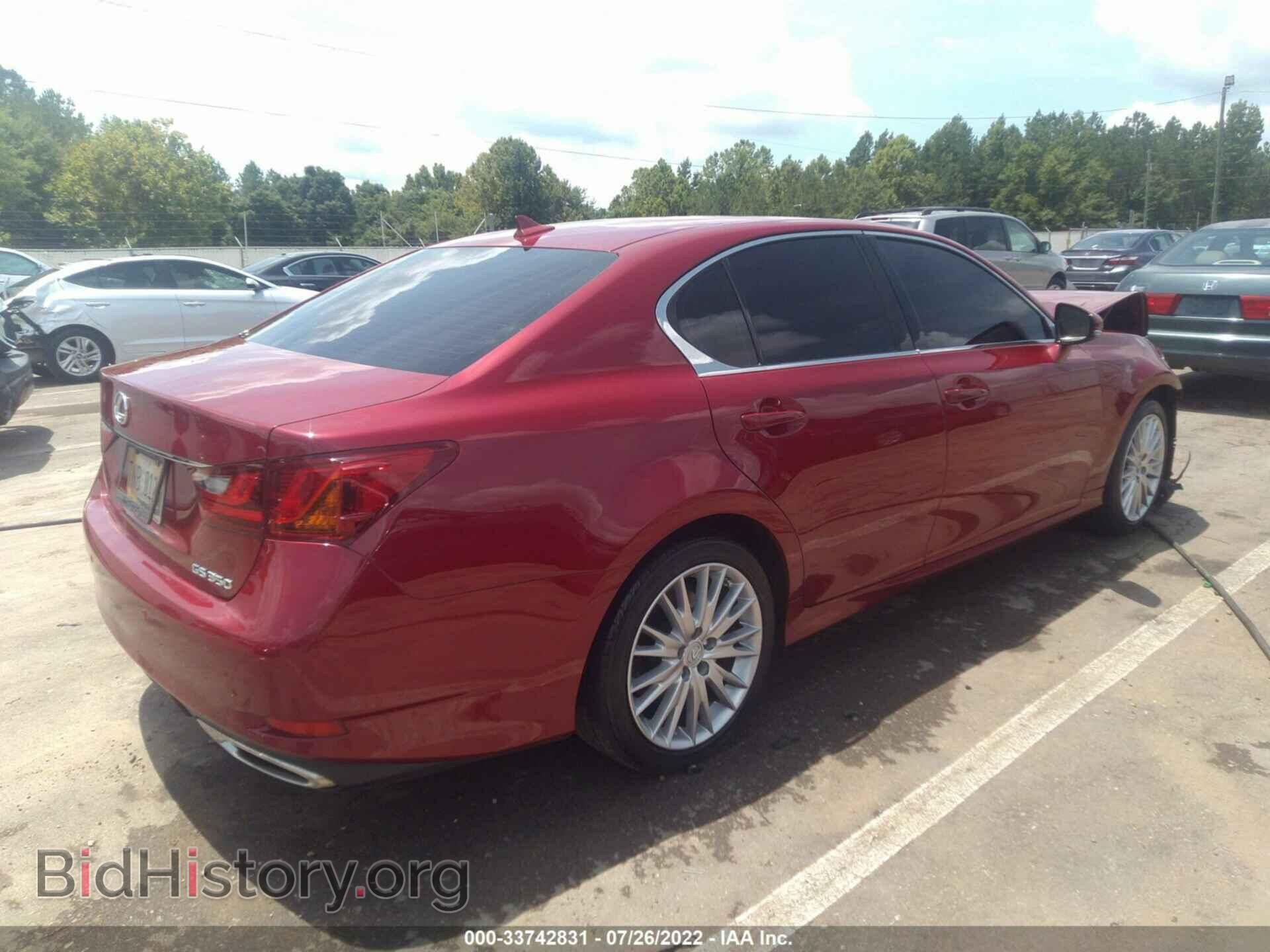2013 LEXUS GS 350 - VIN: JTHBE1BL8D5000276 - Фото 4