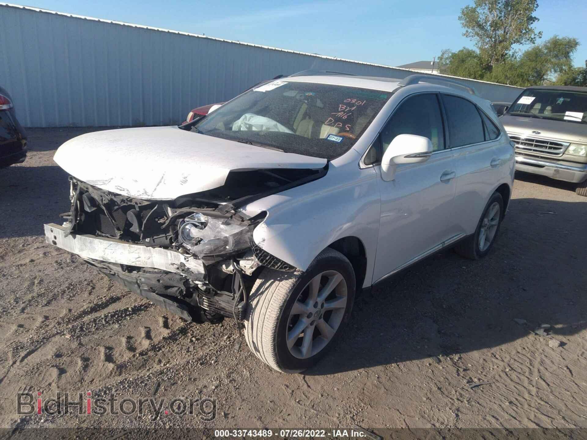 2012 LEXUS RX 350 - VIN: 2T2ZK1BA1CC080301 - Фото 2