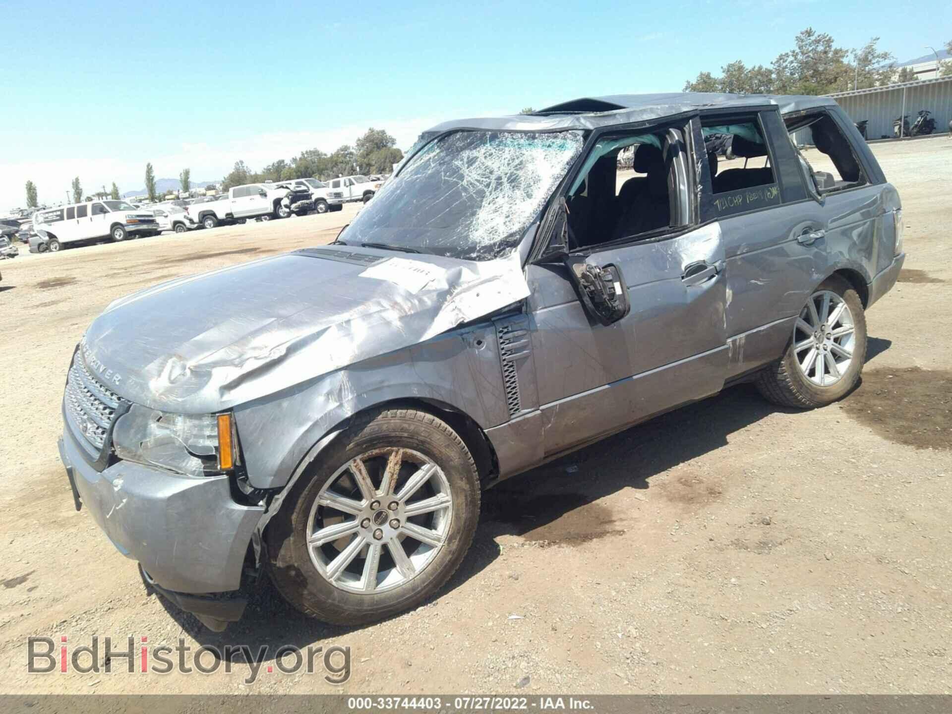 2012 LAND ROVER RANGE ROVER - VIN: SALMF1E44CA392389 - Фото 2