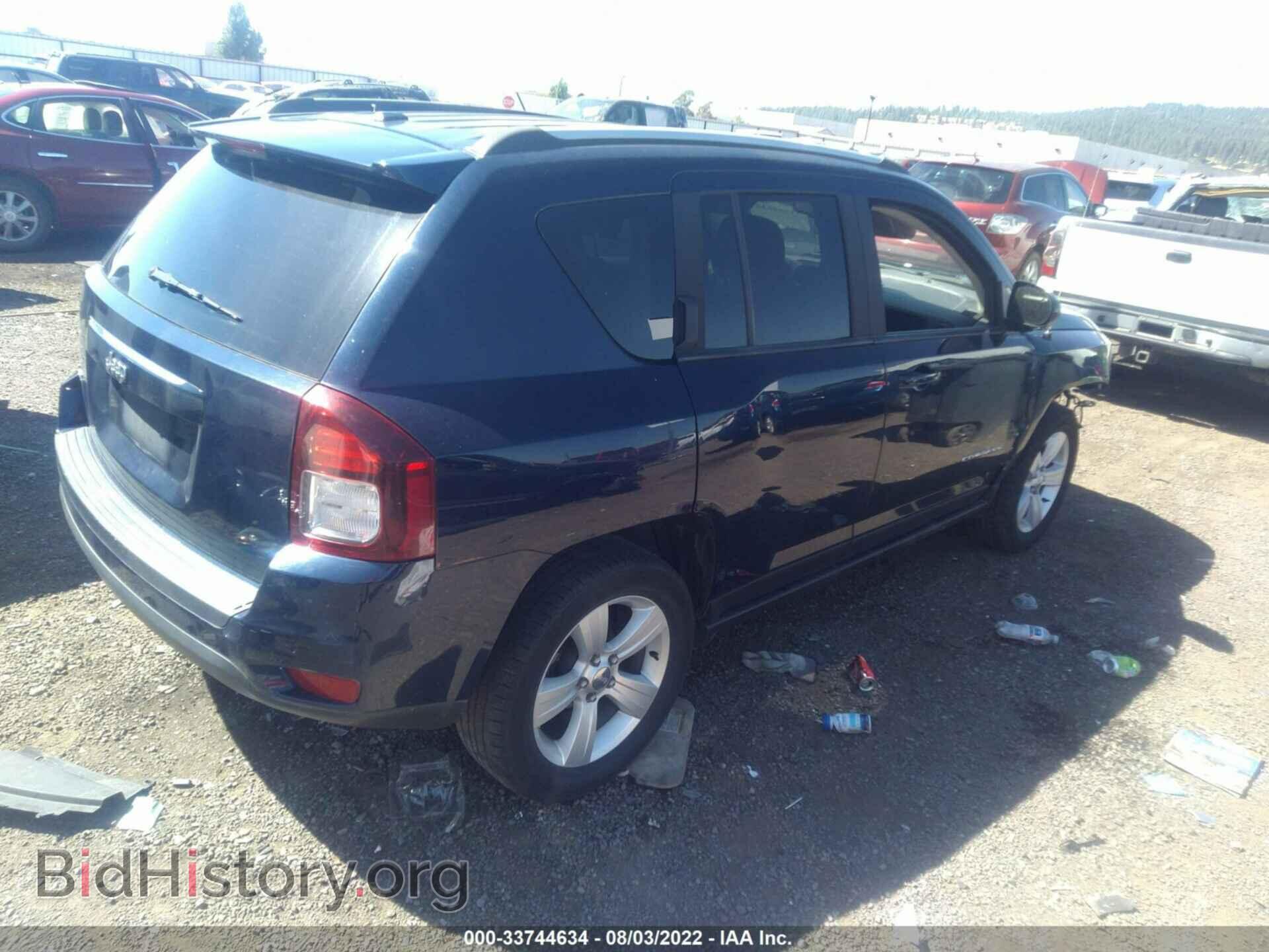 2016 JEEP COMPASS - VIN: 1C4NJDBB3GD638285 - Фото 4
