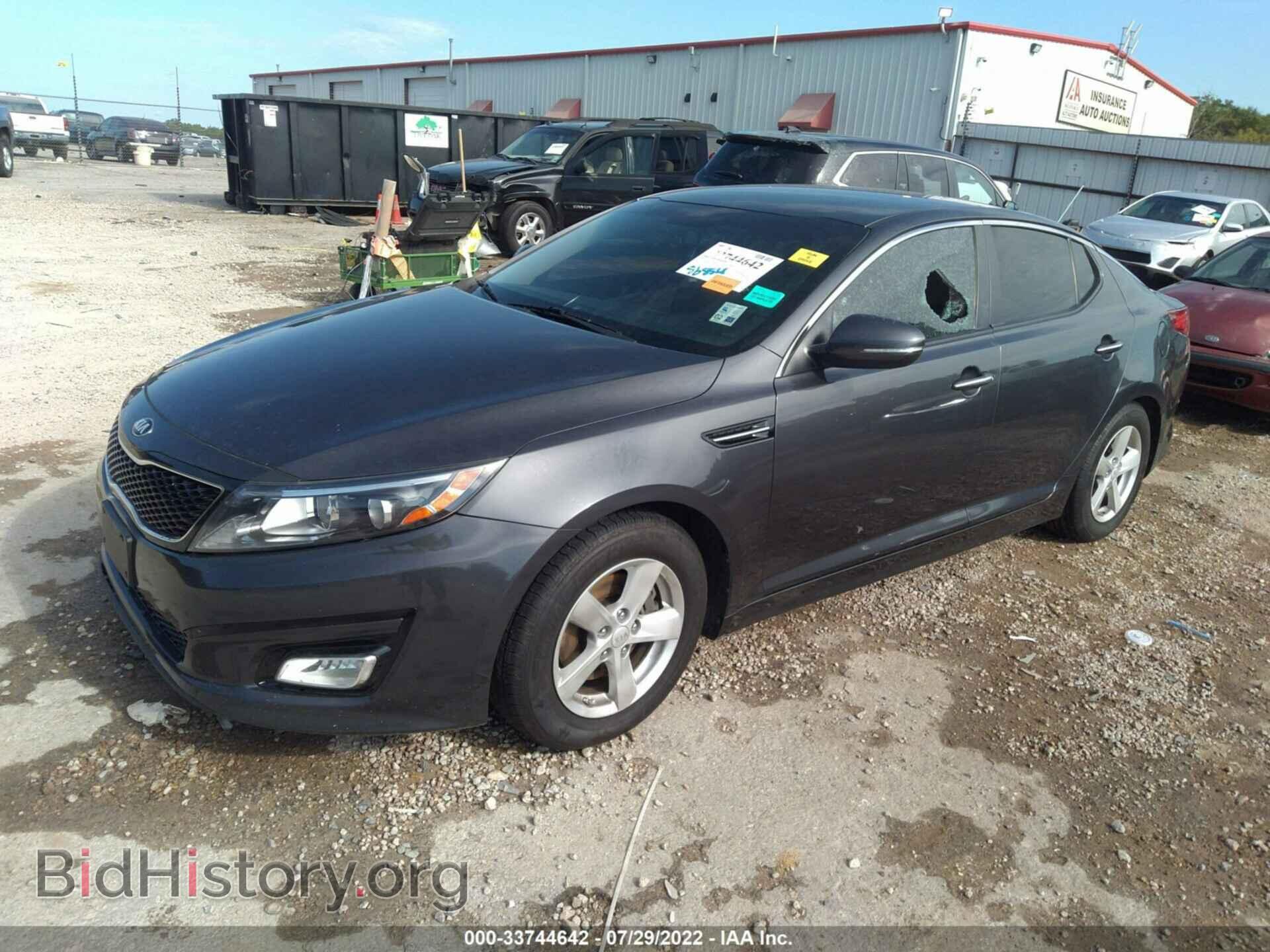 2015 KIA OPTIMA - VIN: KNAGM4A71F5639485 - Фото 2