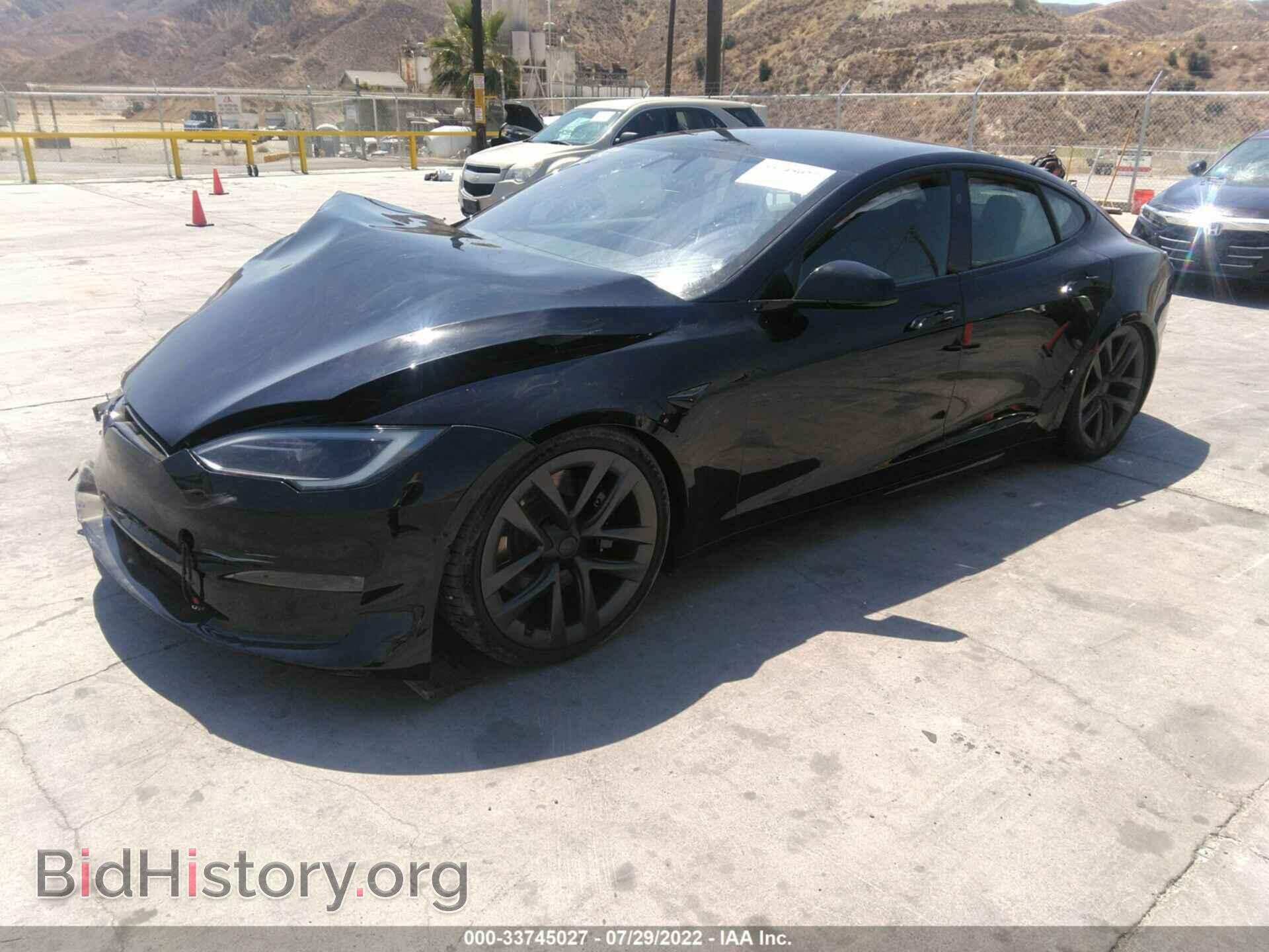 2022 TESLA MODEL S - VIN: 5YJSA1E66NF476951 - Photo 2