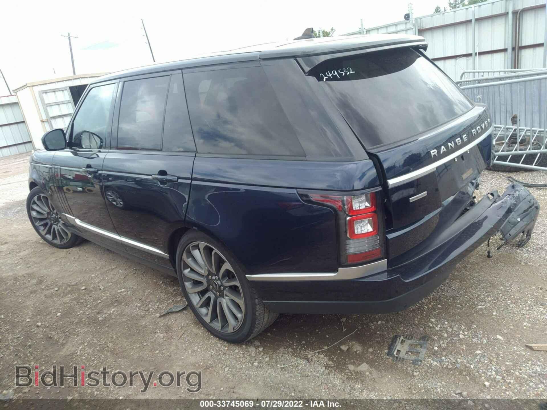 2016 LAND ROVER RANGE ROVER - VIN: SALGS2EF3GA275781 - Фото 3
