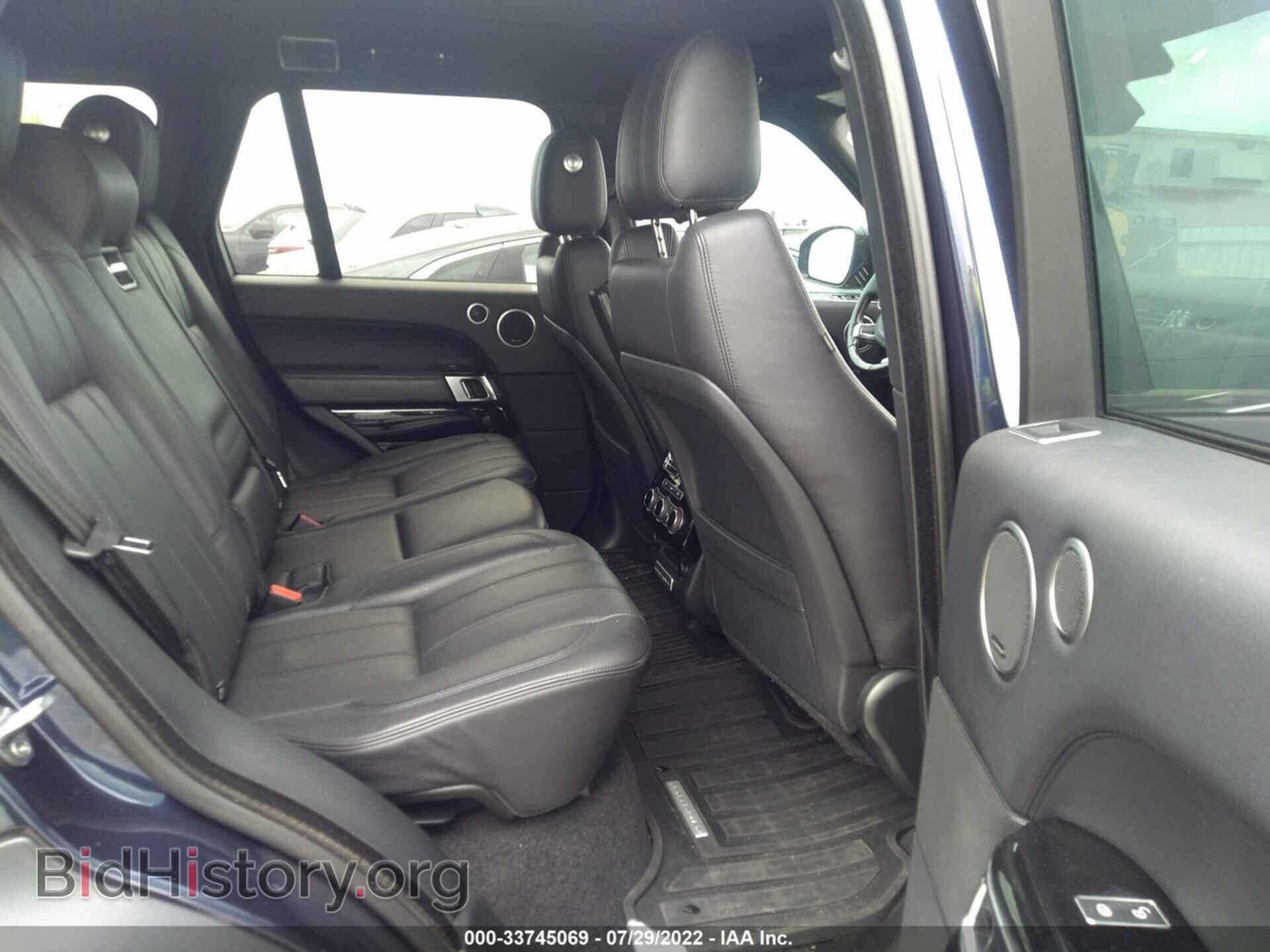 2016 LAND ROVER RANGE ROVER - VIN: SALGS2EF3GA275781 - Фото 8