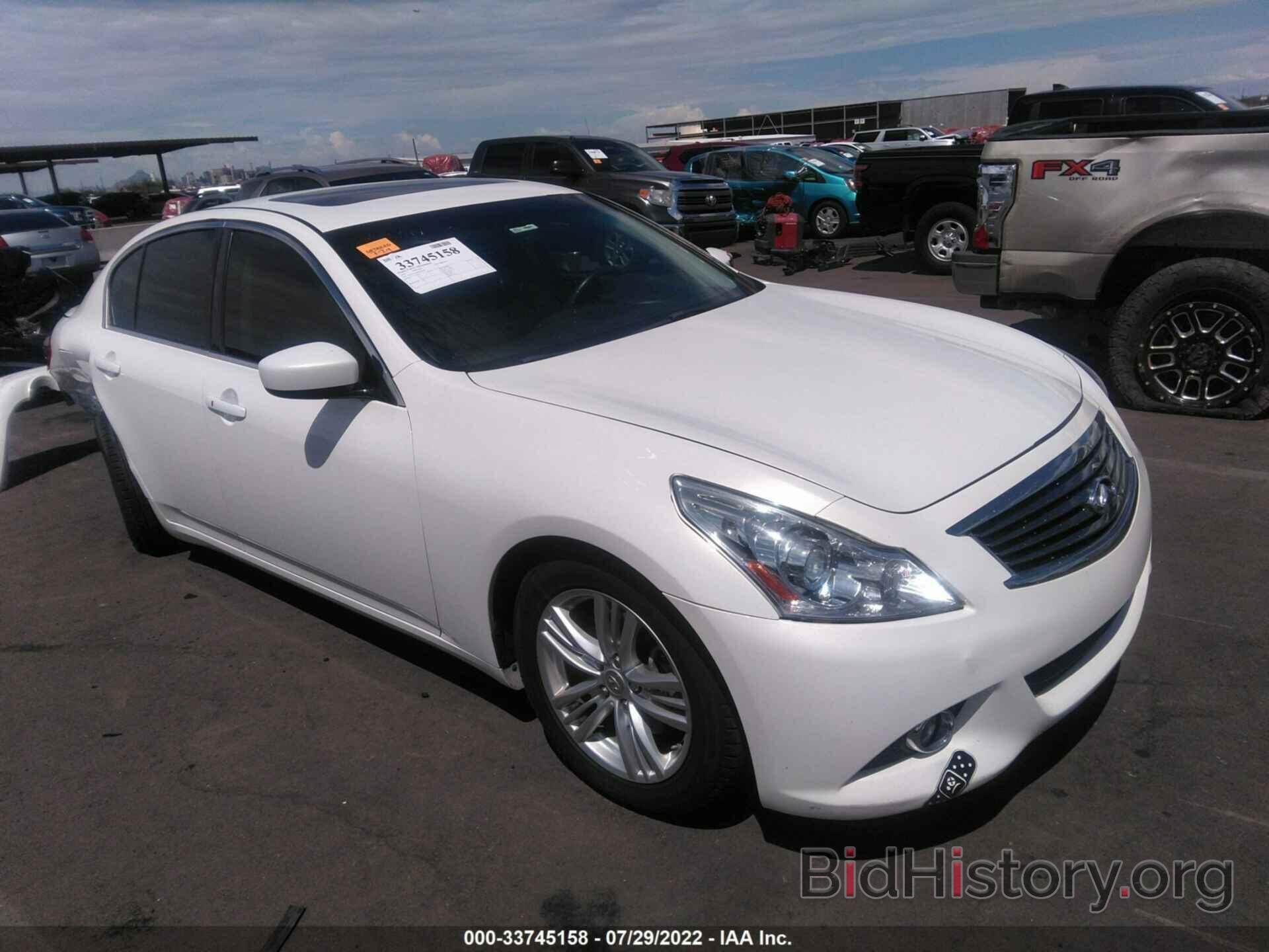 Фотография JN1CV6AP4DM306424 - INFINITI G37 SEDAN 2013