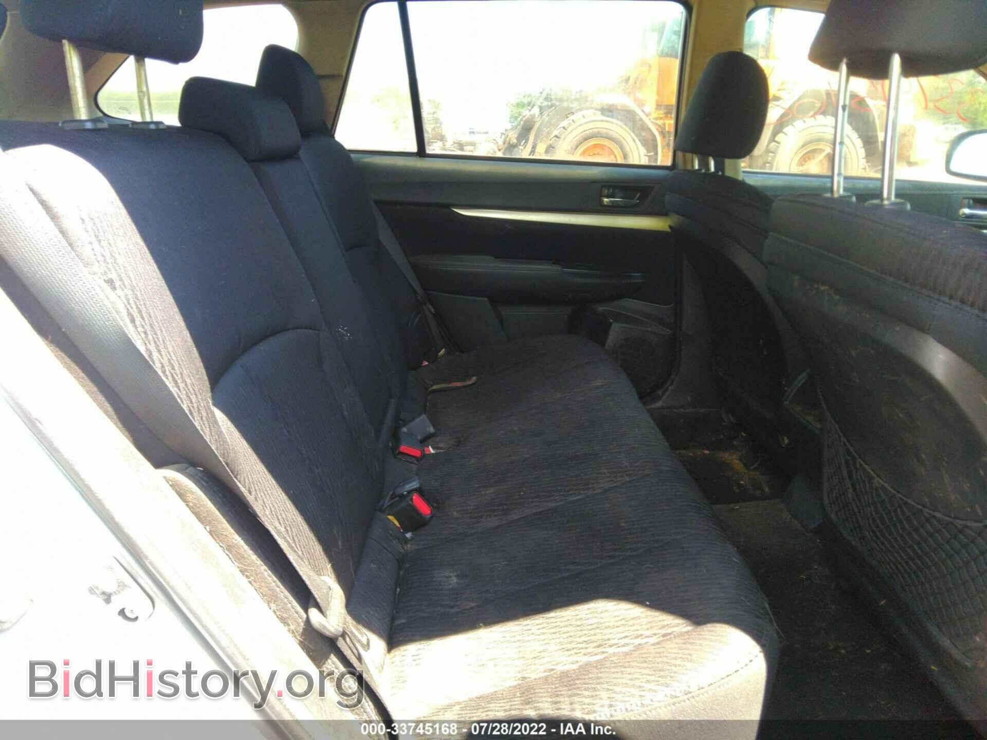 2012 SUBARU OUTBACK - VIN: 4S4BRBAC6C3210703 - Фото 8