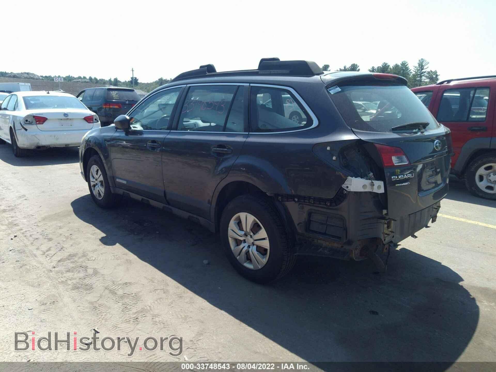 2012 SUBARU OUTBACK - VIN: 4S4BRBAC8C3215515 - Фото 3
