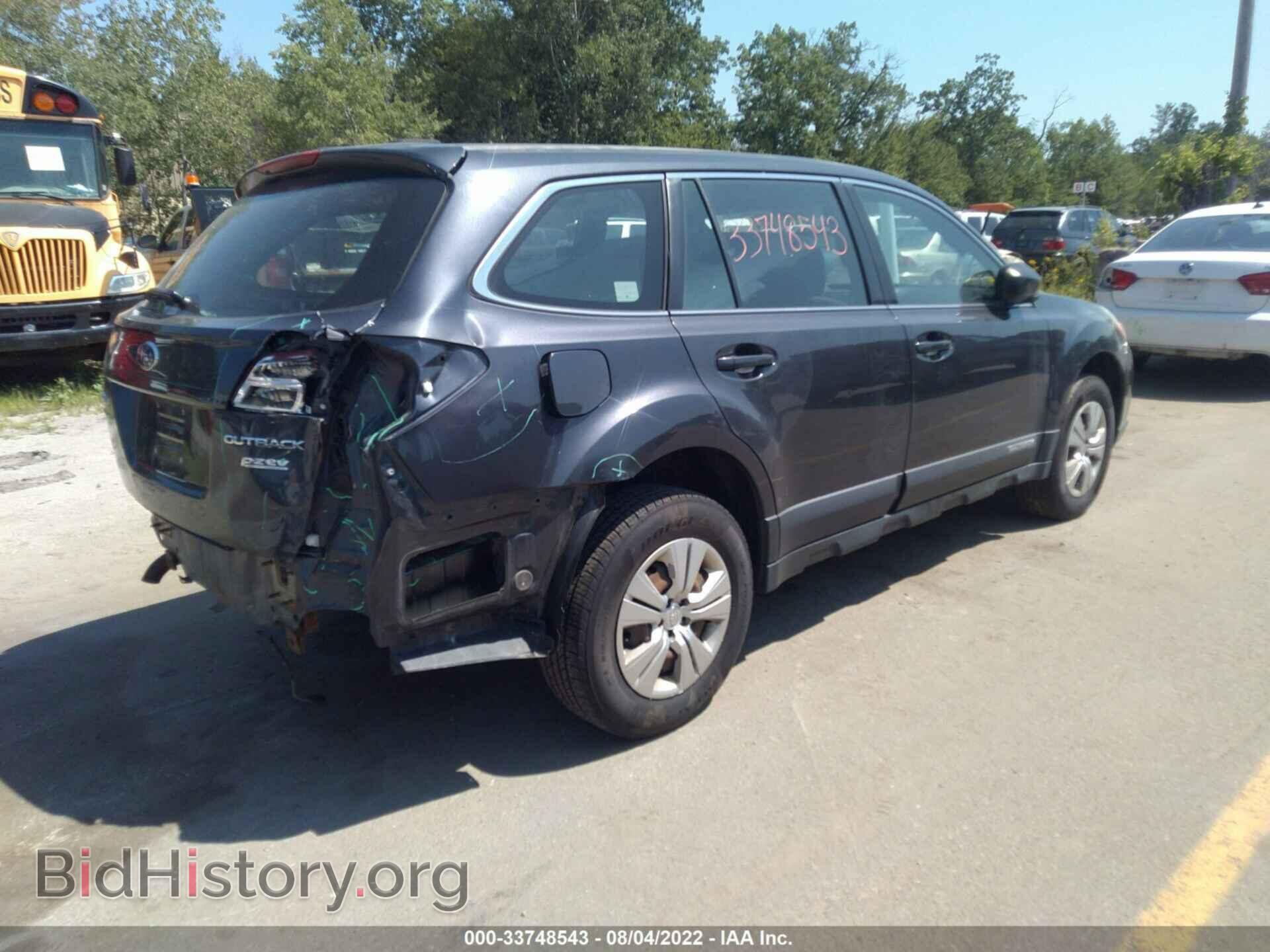 2012 SUBARU OUTBACK - VIN: 4S4BRBAC8C3215515 - Фото 4