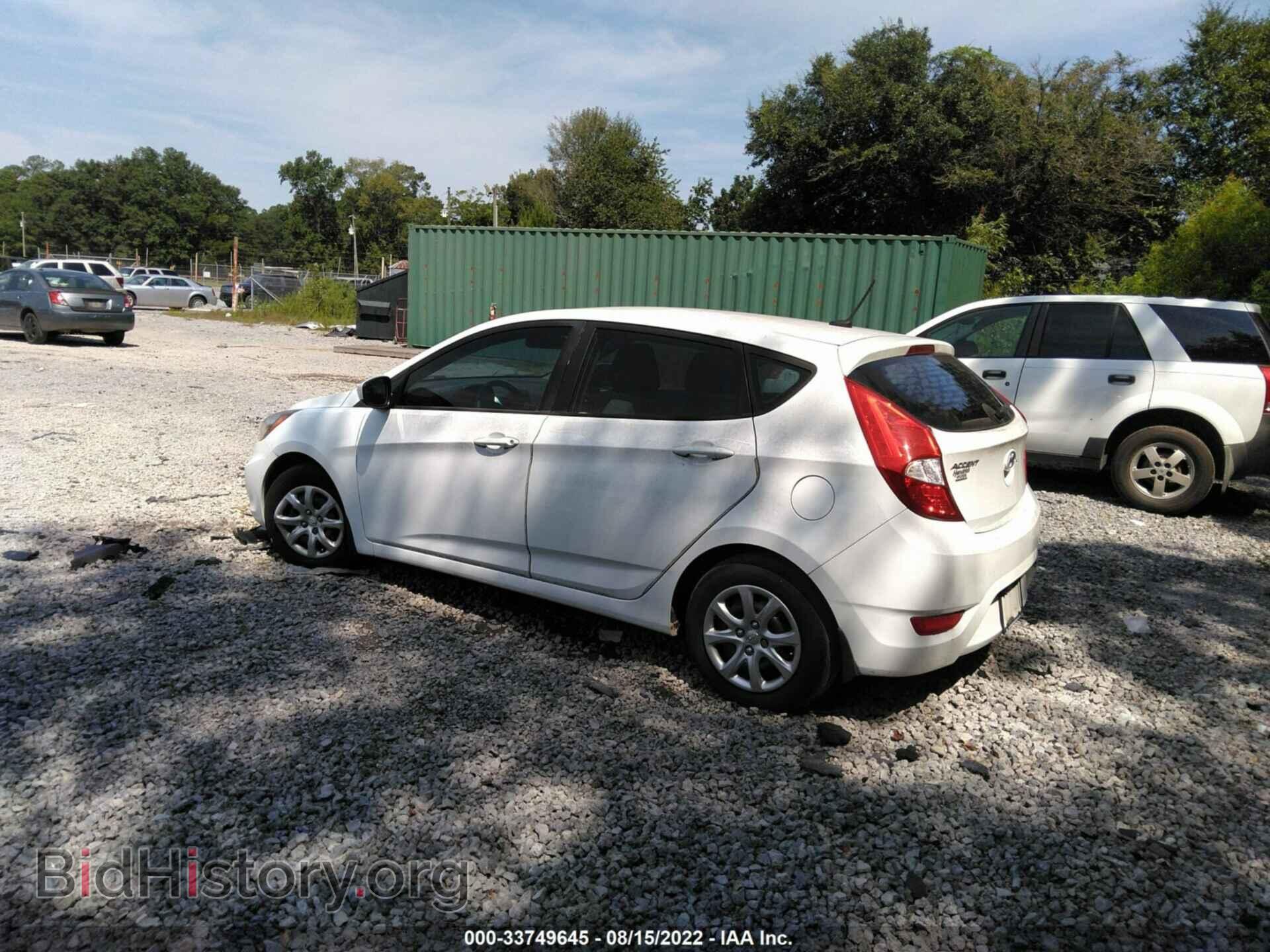 2013 HYUNDAI ACCENT - VIN: KMHCT5AEXDU126551 - Фото 3