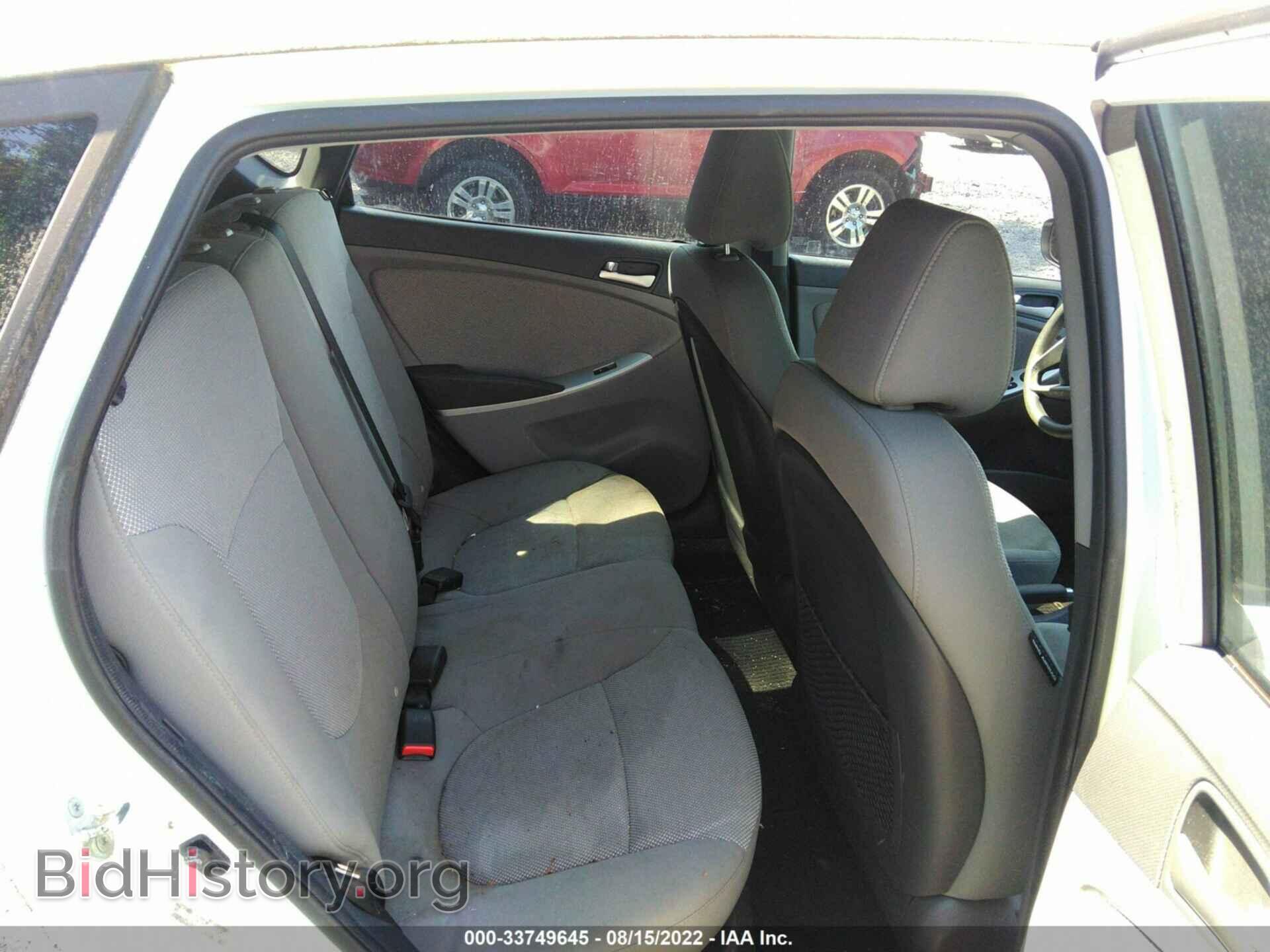 2013 HYUNDAI ACCENT - VIN: KMHCT5AEXDU126551 - Фото 8