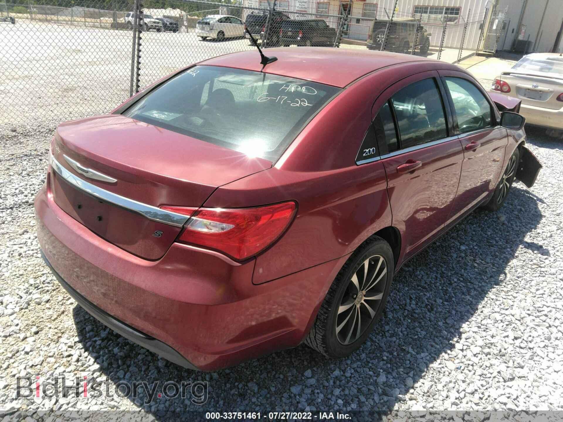 2014 CHRYSLER 200 - VIN: 1C3CCBBBXEN197613 - Фото 4