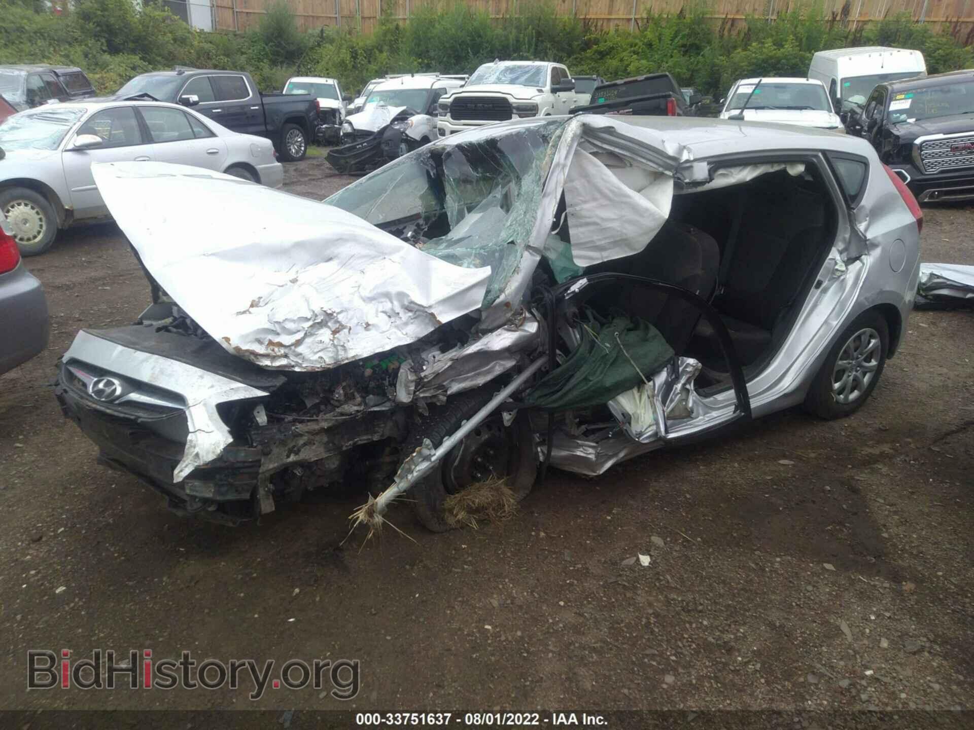 2013 HYUNDAI ACCENT - VIN: KMHCT5AE9DU115427 - Фото 2