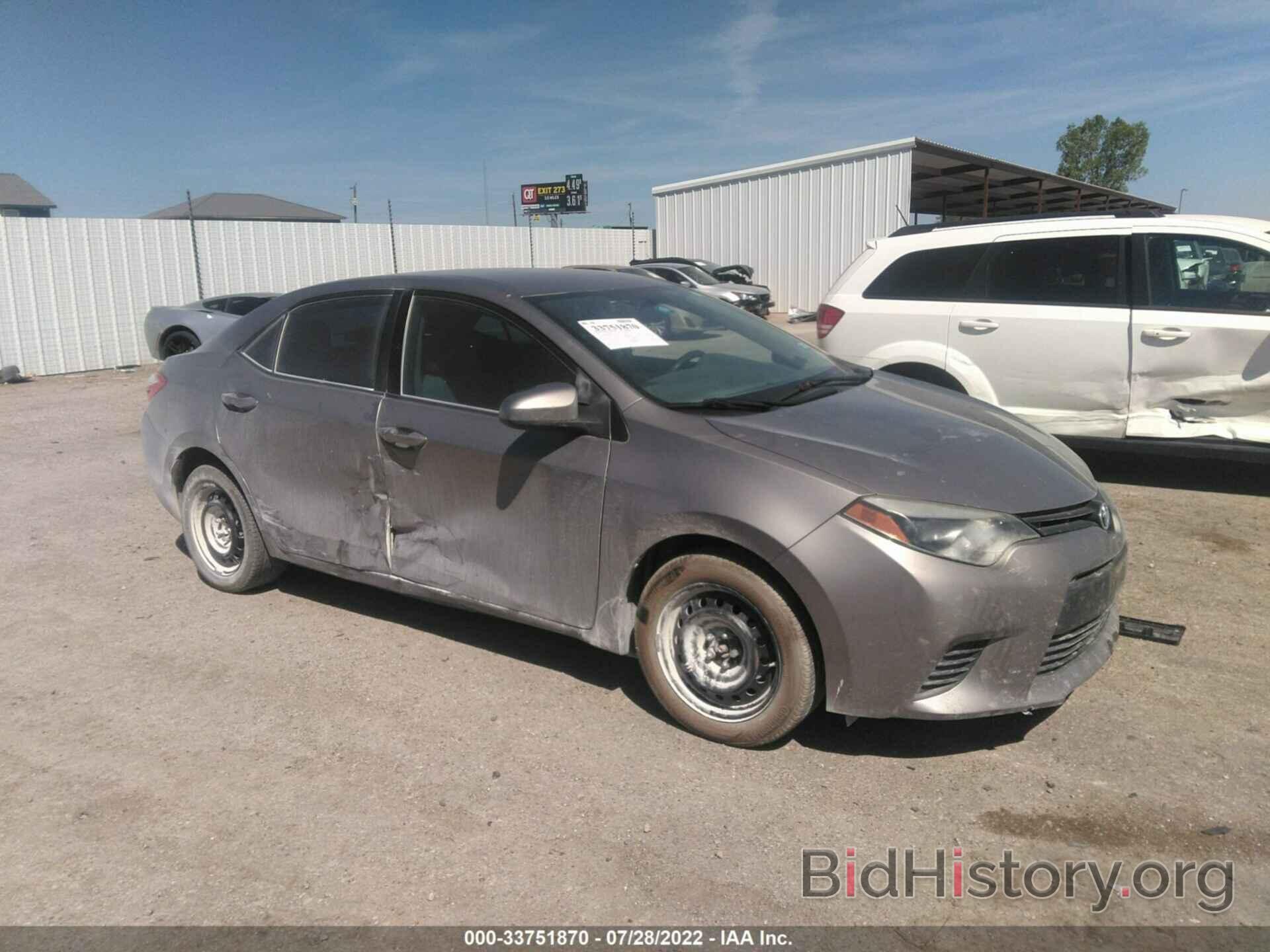 Photo 2T1BURHE8EC179855 - TOYOTA COROLLA 2014