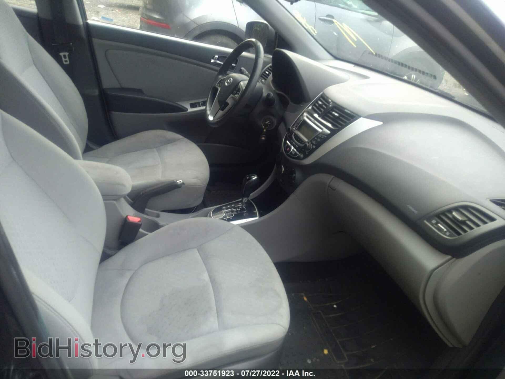 2012 HYUNDAI ACCENT - VIN: KMHCU5AE4CU020009 - Фото 5