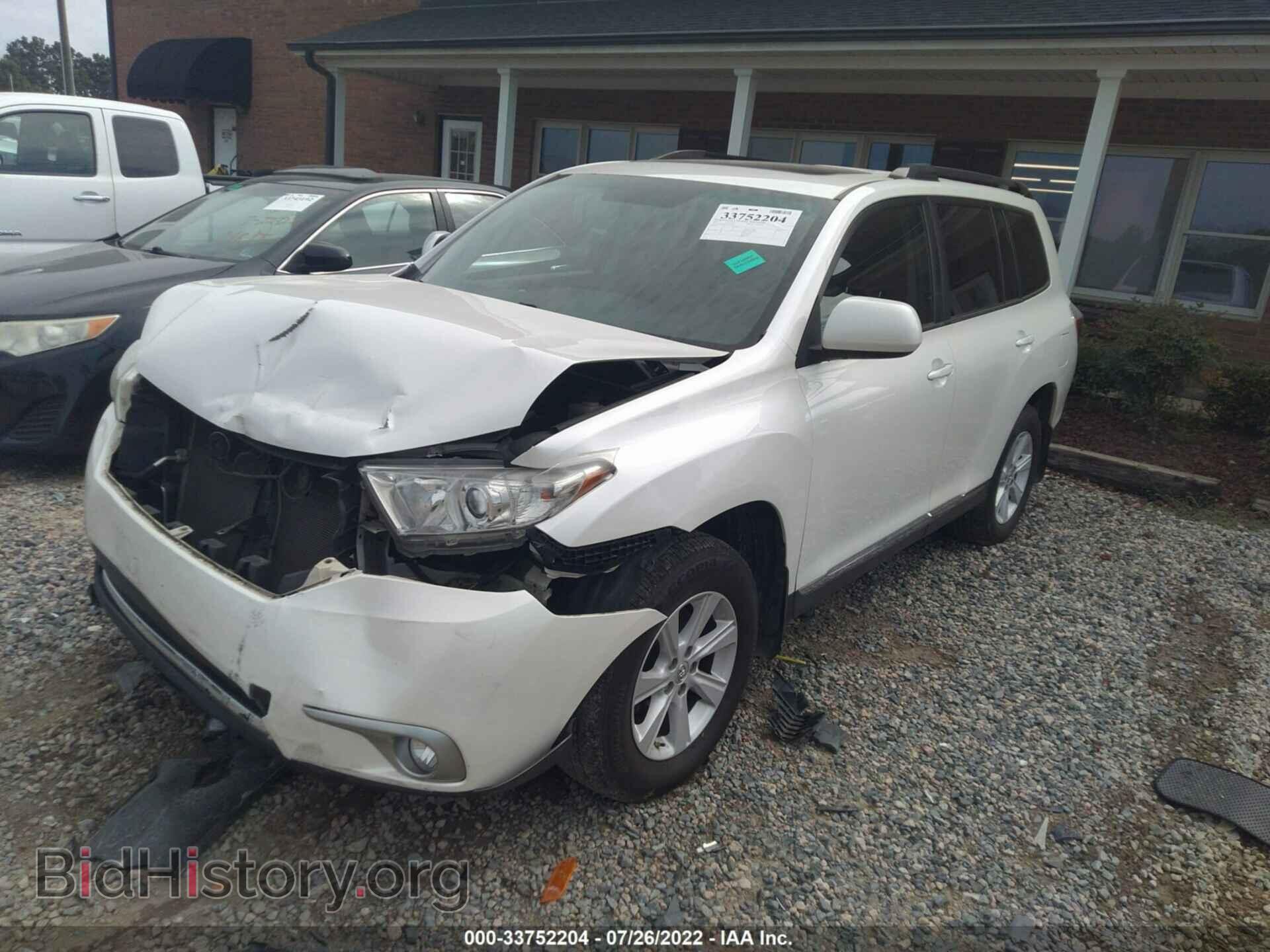 2012 TOYOTA HIGHLANDER - VIN: 5TDBK3EH0CS170346 - Фото 2