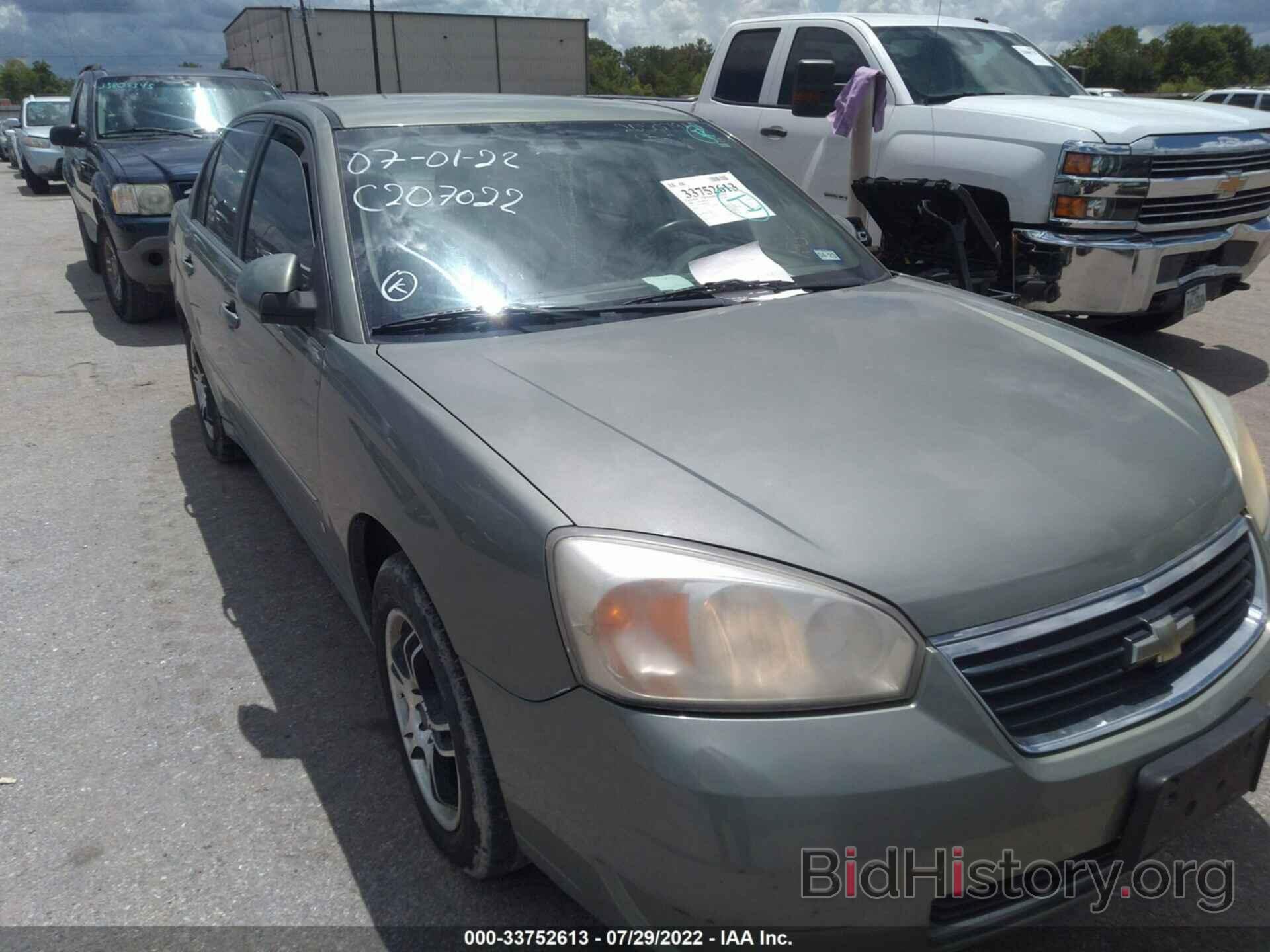 Photo 1G1ZT51806F261336 - CHEVROLET MALIBU 2006