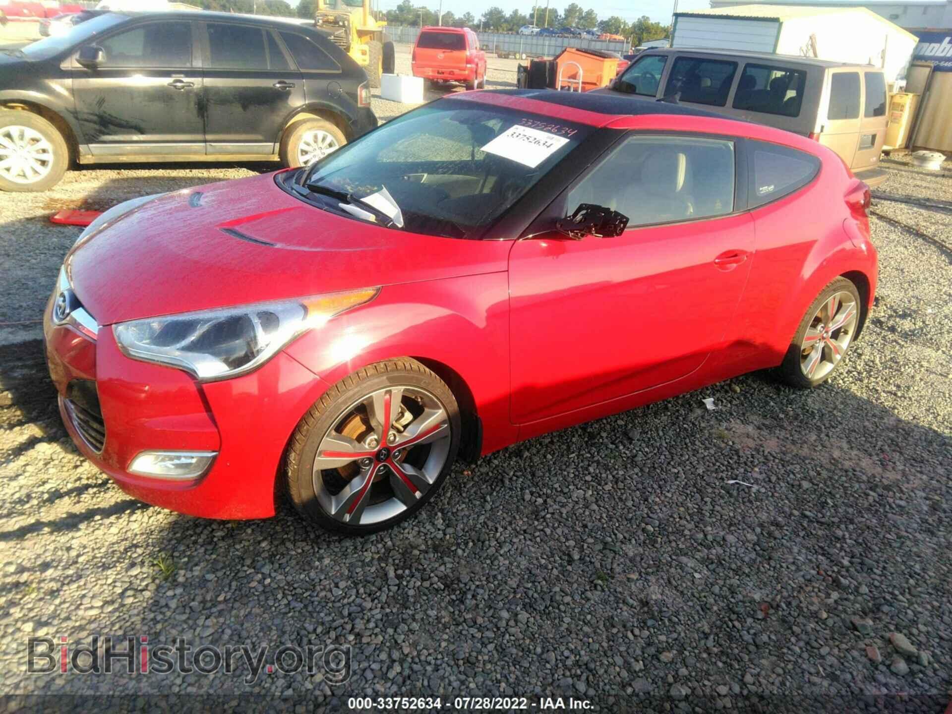 2012 HYUNDAI VELOSTER - VIN: KMHTC6AD7CU054204 - Фото 2