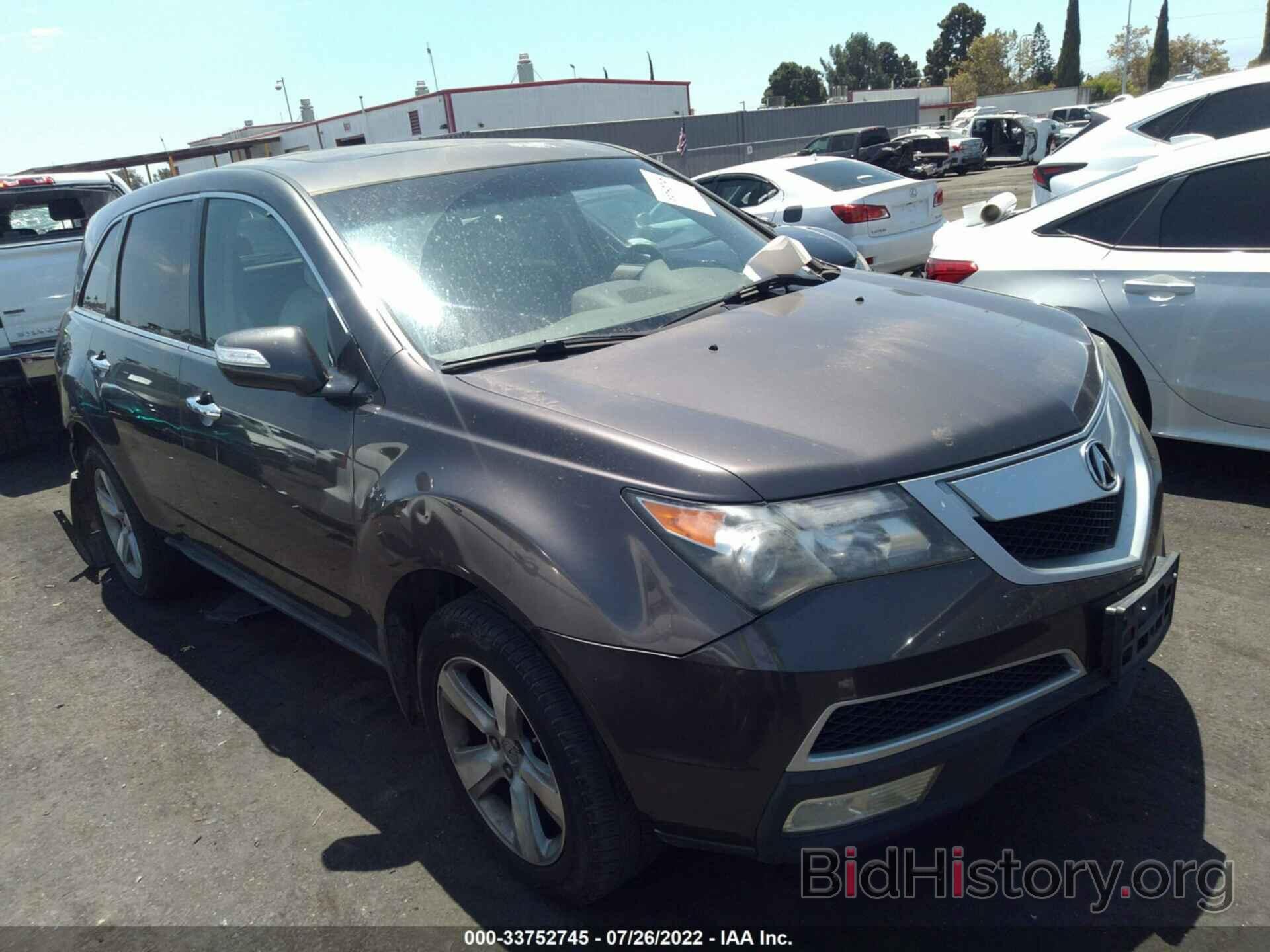 Photo 2HNYD2H38CH526159 - ACURA MDX 2012