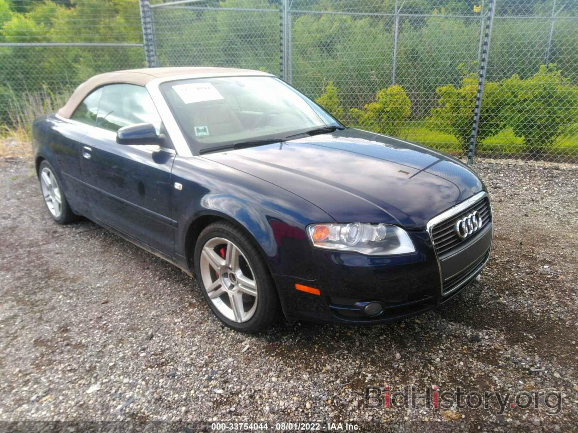 Photo WAUDF48H87K036189 - AUDI A4 2007