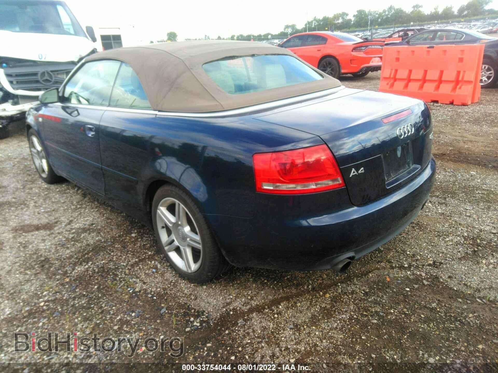 2007 AUDI A4 - VIN: WAUDF48H87K036189 - Фото 3