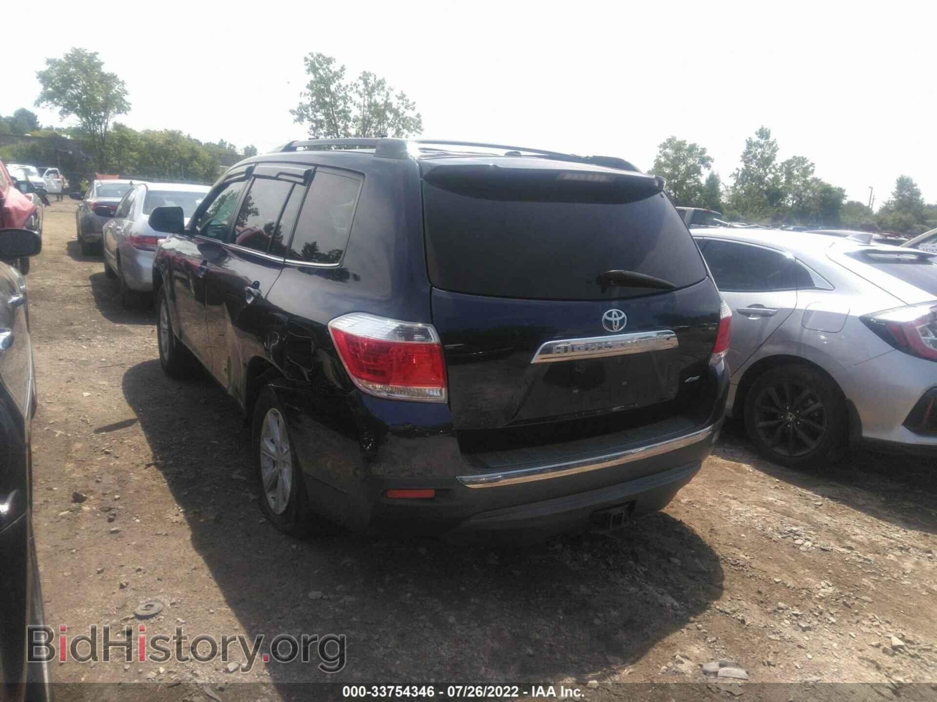 2012 TOYOTA HIGHLANDER - VIN: 5TDBK3EH2CS102520 - Фото 3