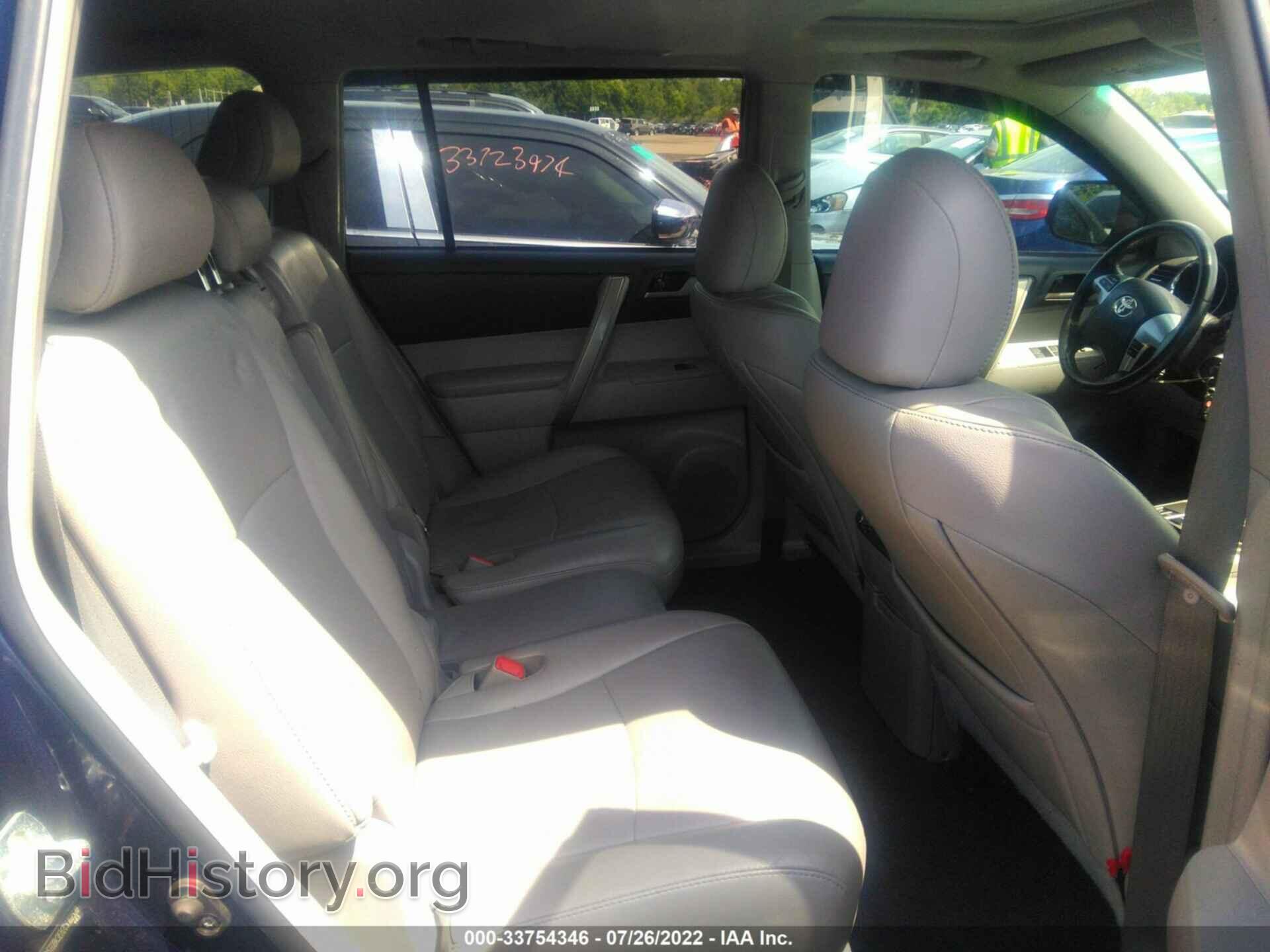 2012 TOYOTA HIGHLANDER - VIN: 5TDBK3EH2CS102520 - Фото 8
