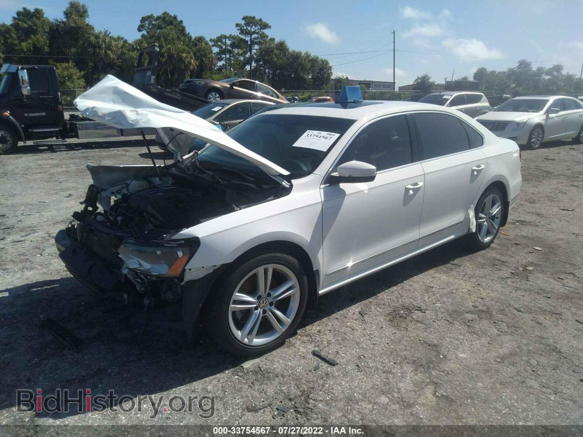 2015 VOLKSWAGEN PASSAT - VIN: 1VWBS7A30FC072695 - Фото 2