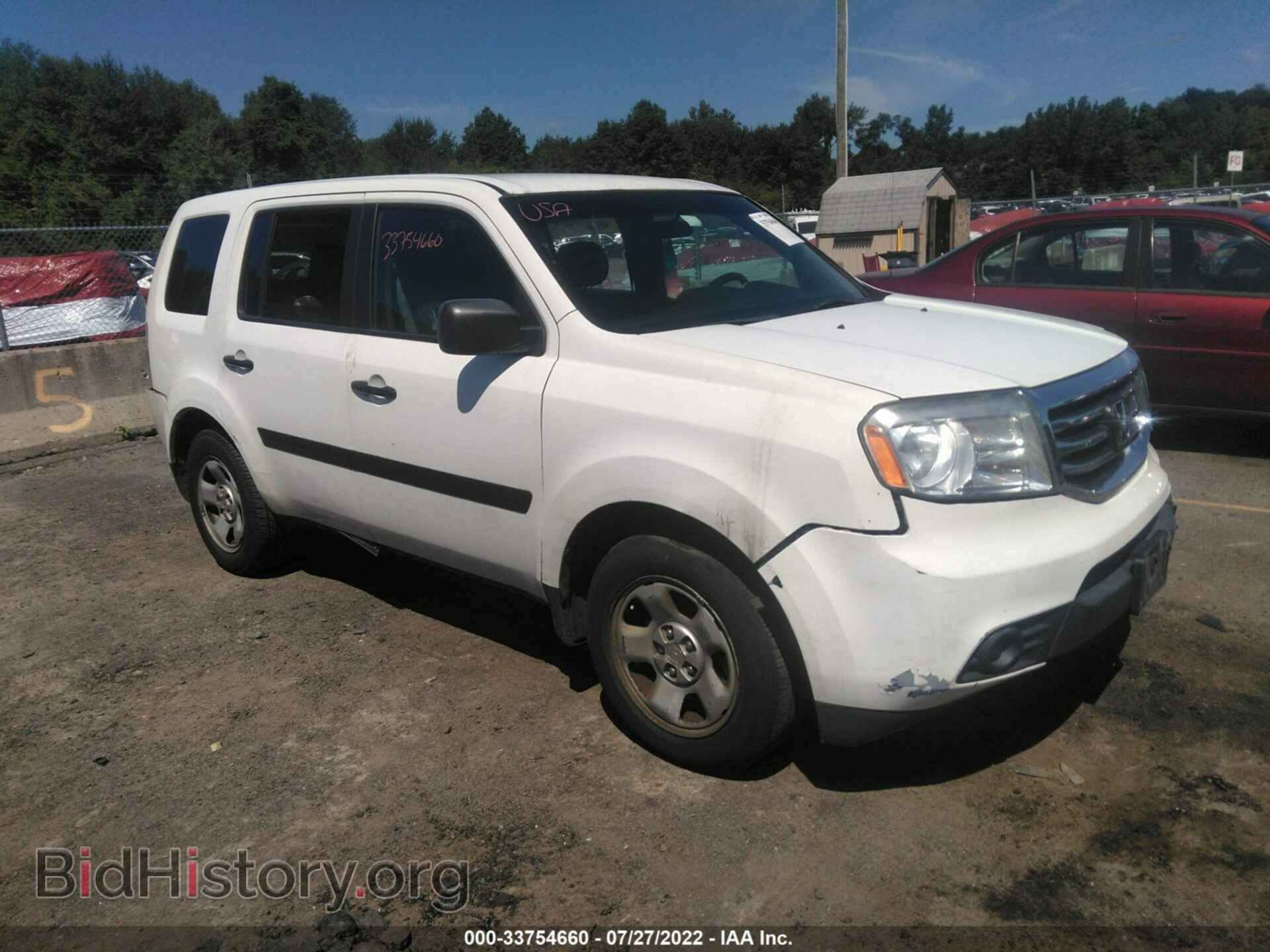 Photo 5FNYF4H28DB077625 - HONDA PILOT 2013